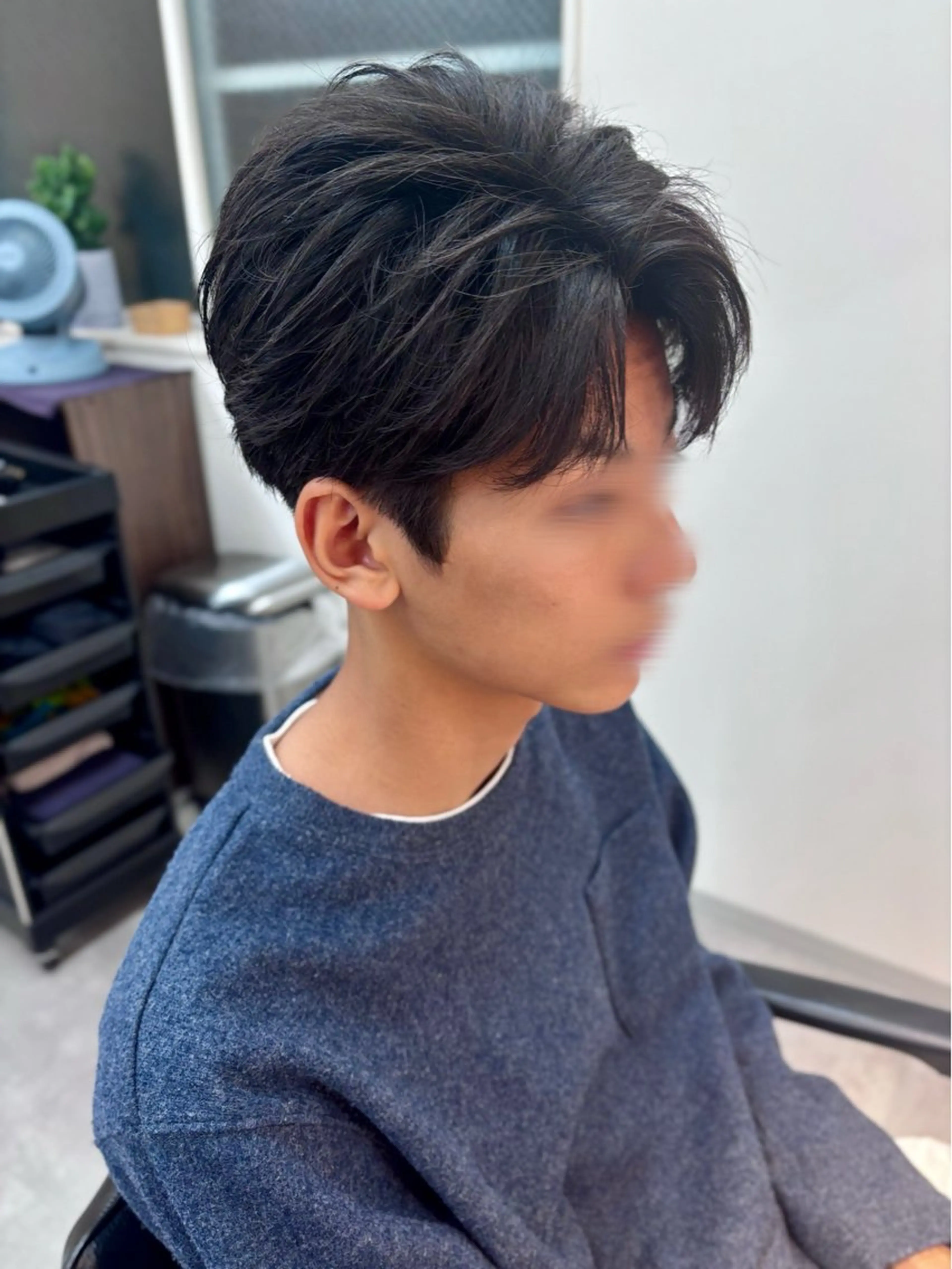 メンズ センターパート カット 男の理想を叶える🔥 メンズパーマ特化｜関のヘアスタイル