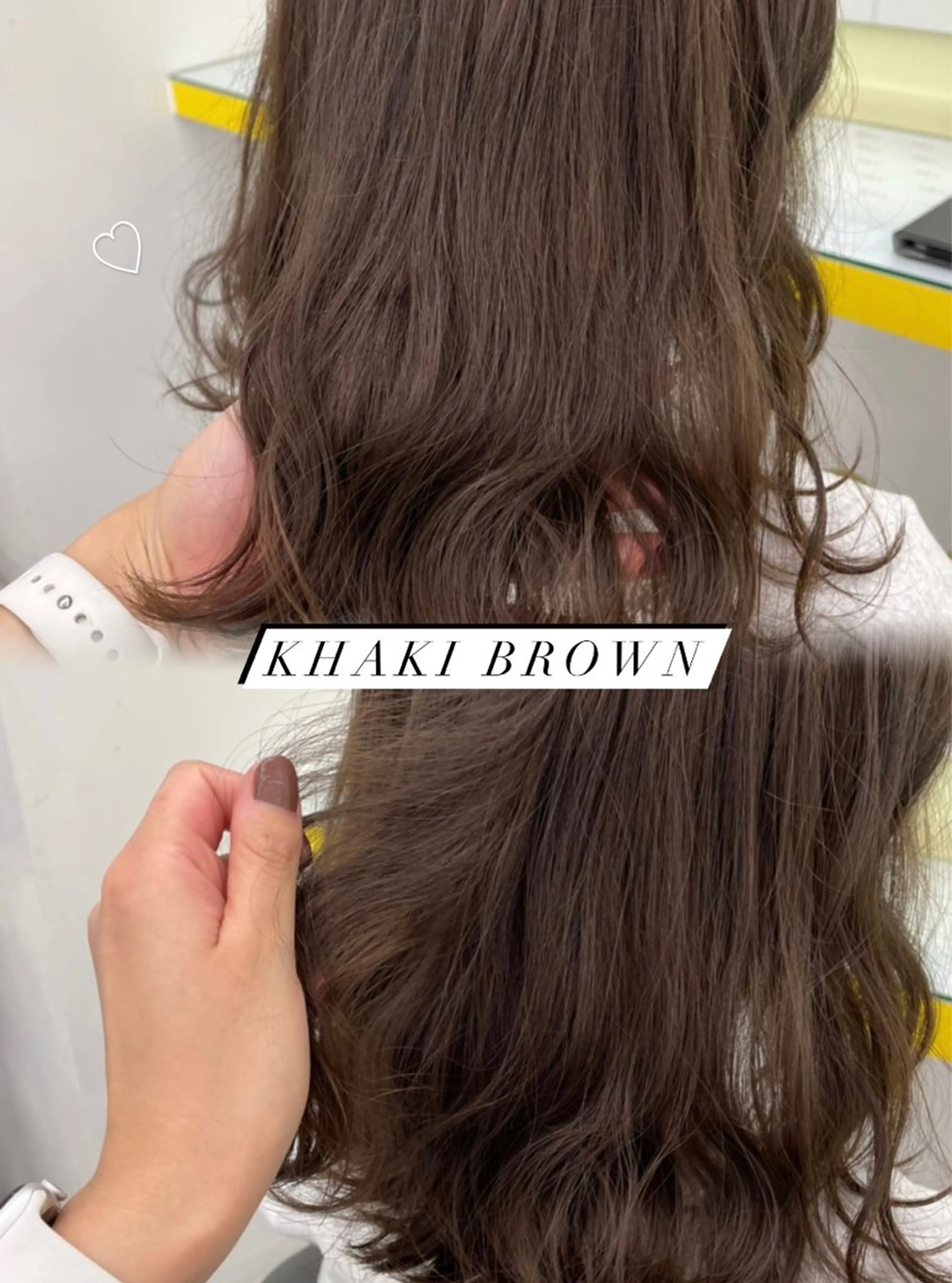 セミロング カラー ヘアアレンジ Ella所属・nana【艶髪】/ レイヤー/縮毛矯正のヘアスタイル