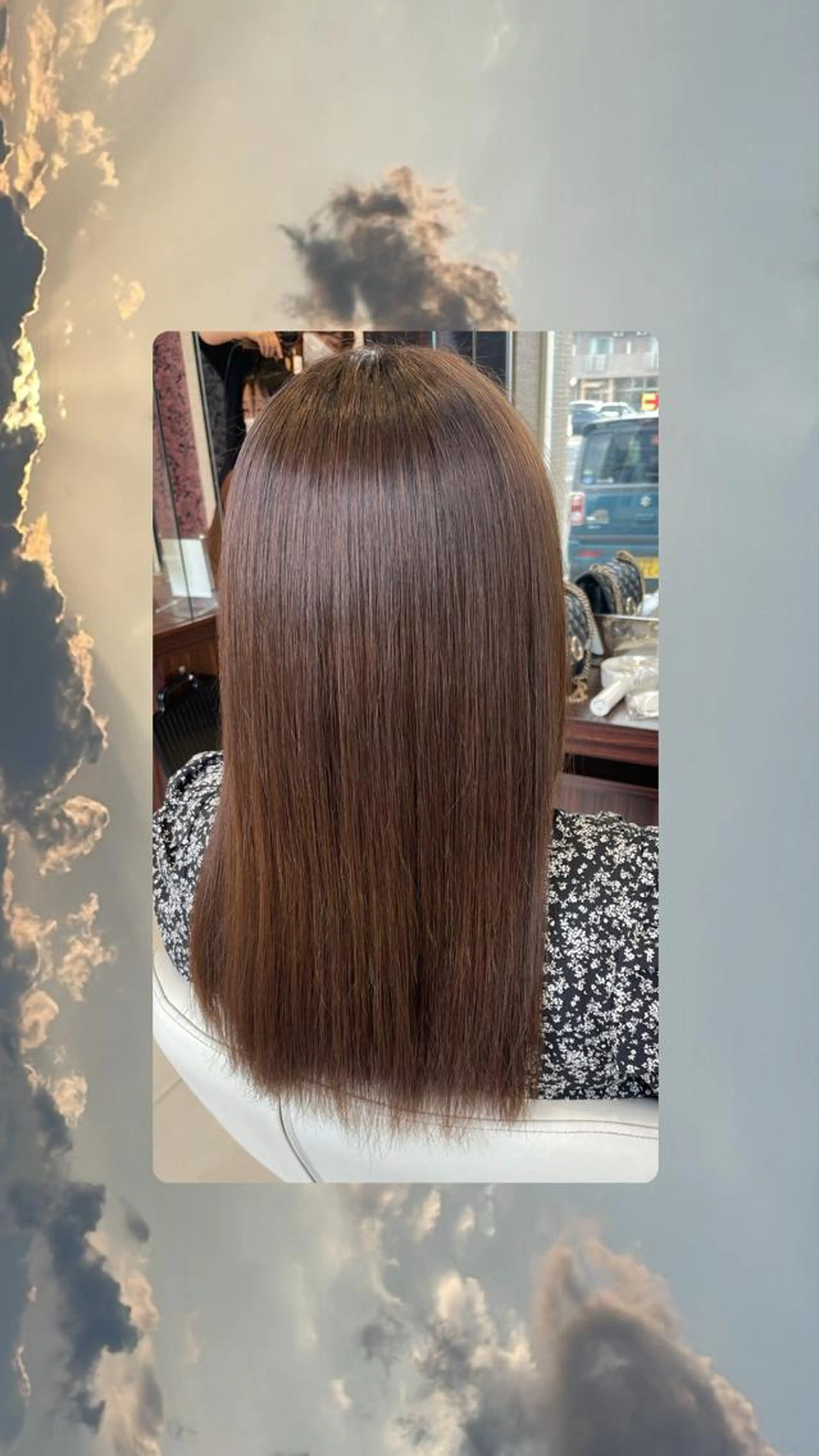 カット＋ケラチンストレート＋3stepトリートメントの写真