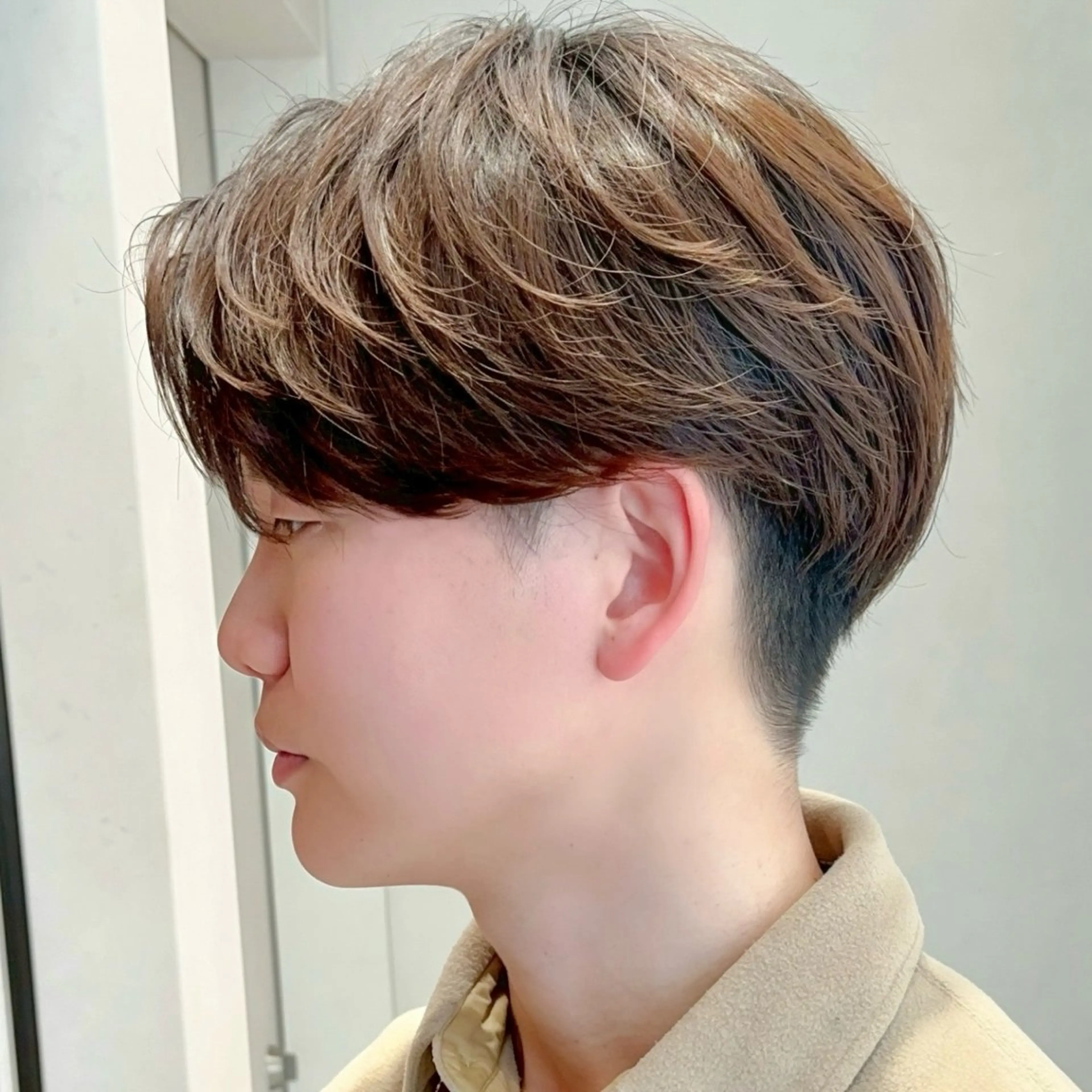 メンズ センターパート メンズ韓国風 韓国マッシュ マッシュ メンズパーマ カット yori所属・メンズパーマ/メンズ カット/たばたよしきのヘアスタイル