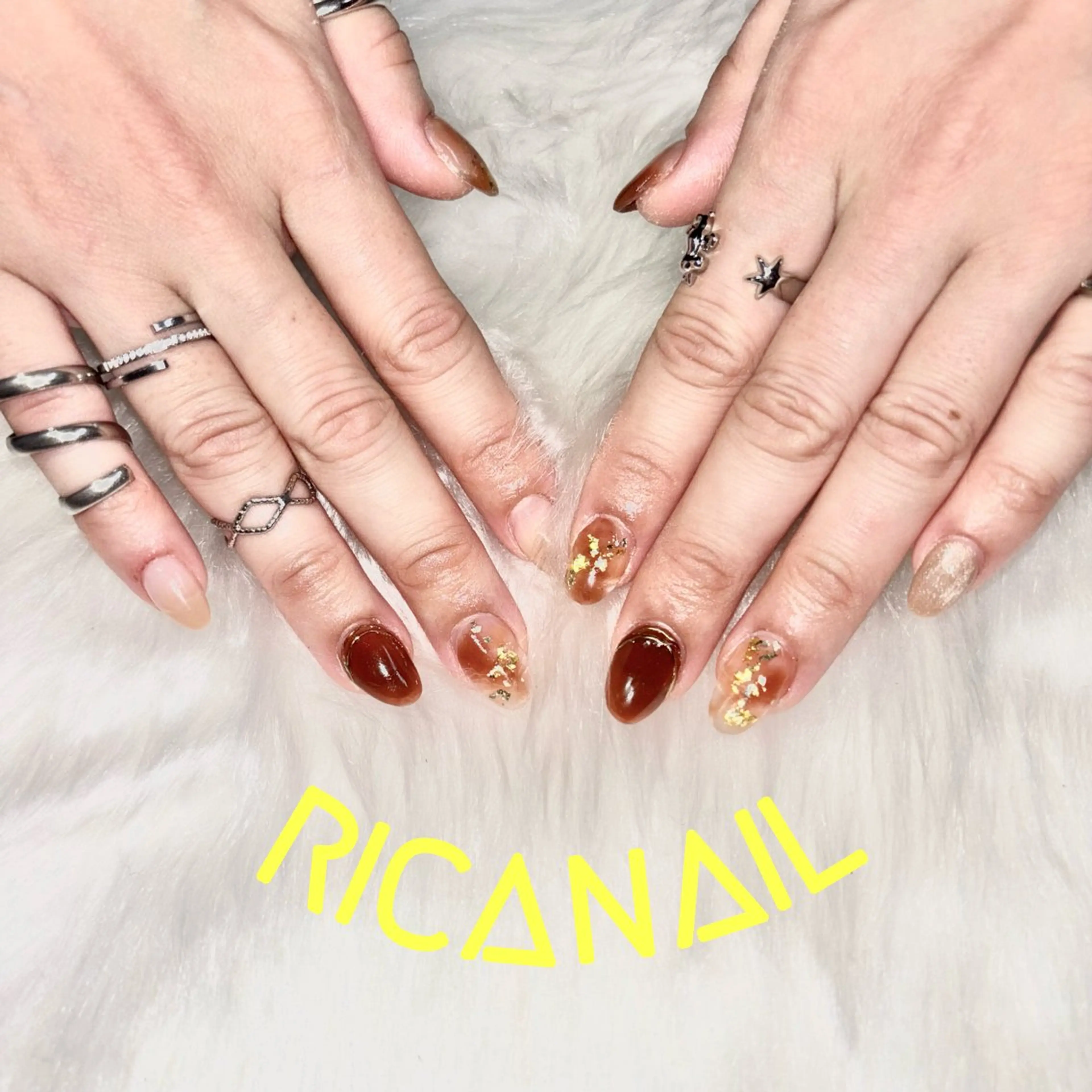 ネイル ジェルネイル スカルプネイル RicaNail 自宅サロンのネイルデザイン