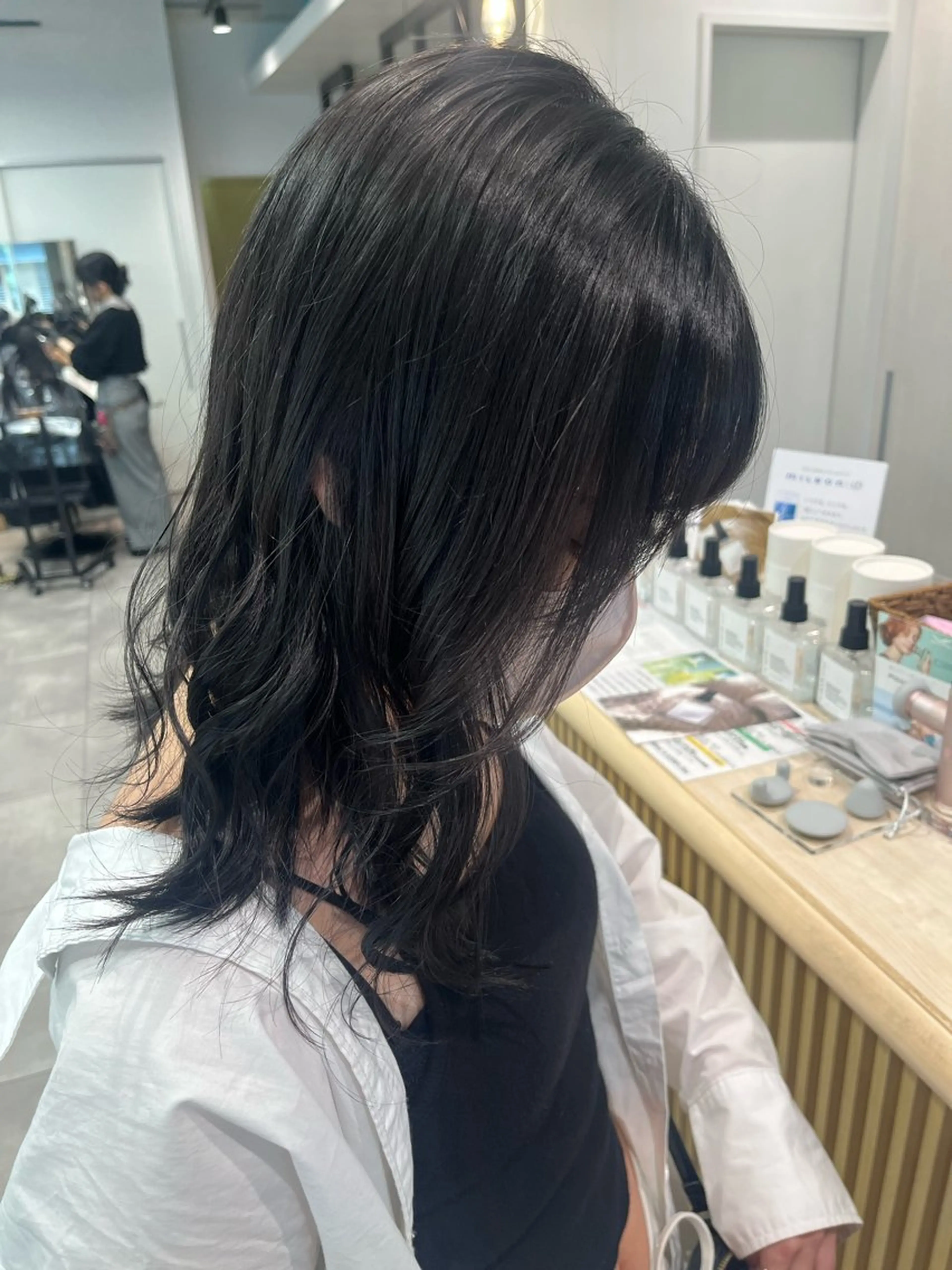 セミロング カラー おおや みゆのマツエク・マツパデザイン