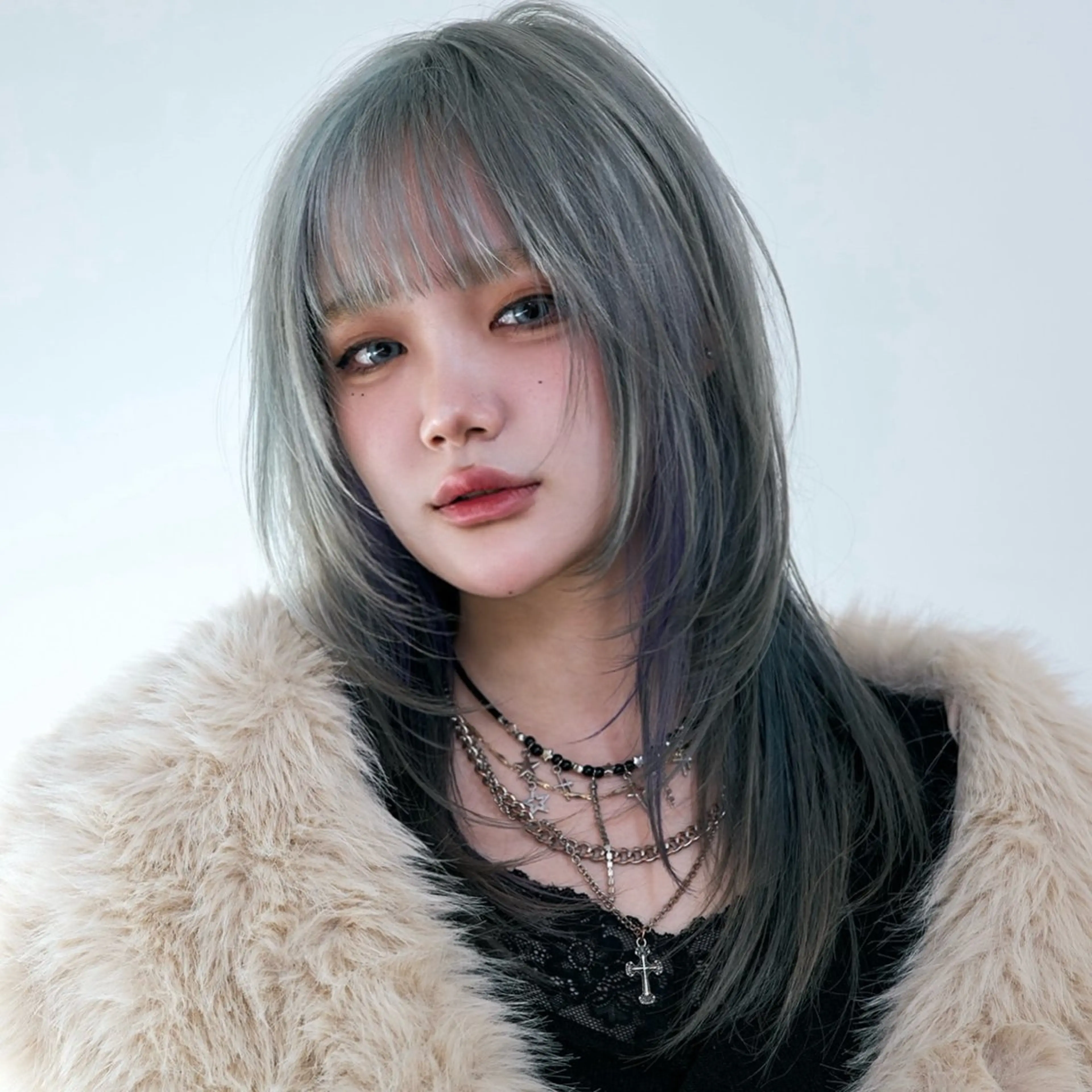 ロング カラー カット ヘアカラー 🍭ハイトーン/レイ ヤーカット🍭チャンのヘアスタイル