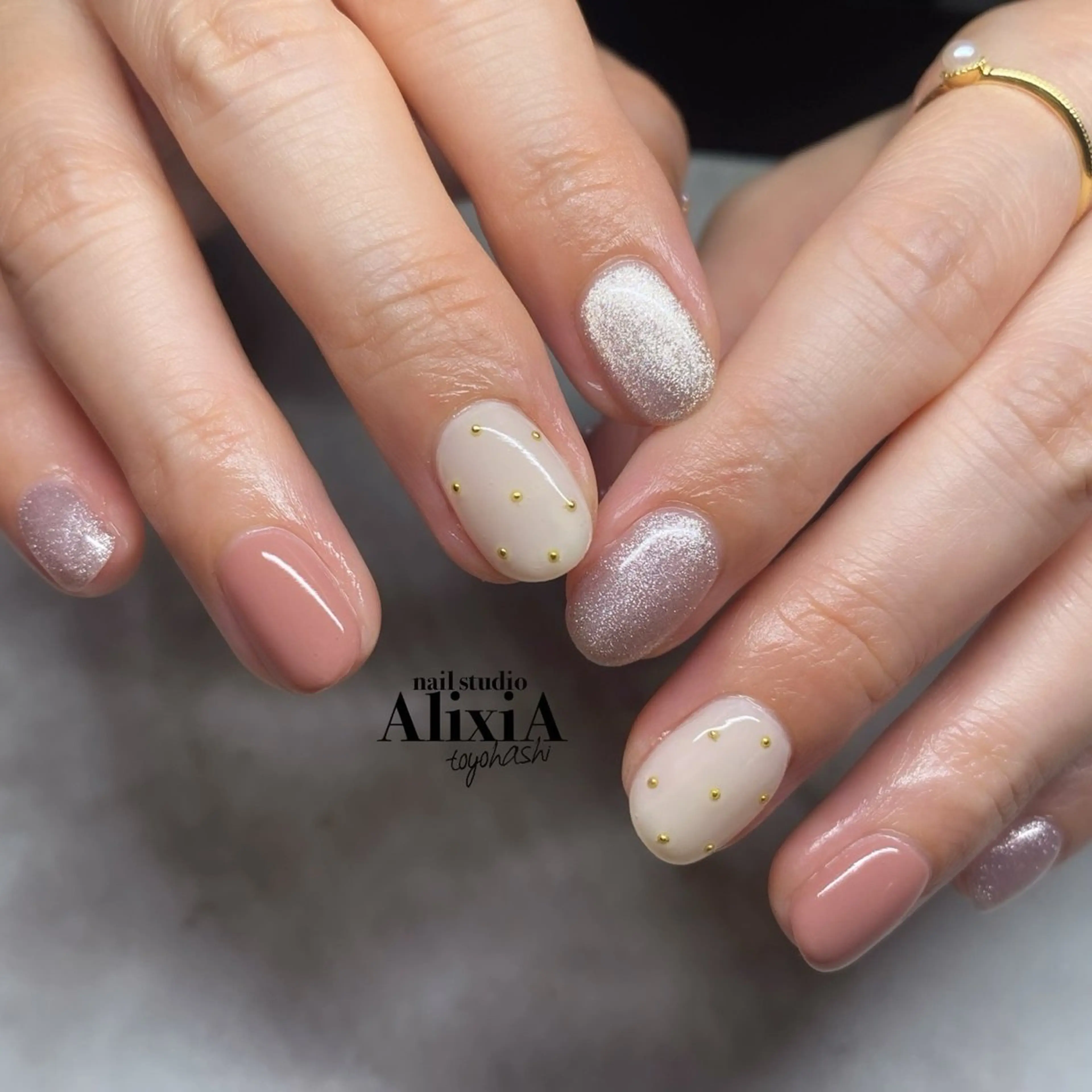 ネイル ハンドネイル AlixiA   nail studio所属・AlixiA ゆみのネイルデザイン
