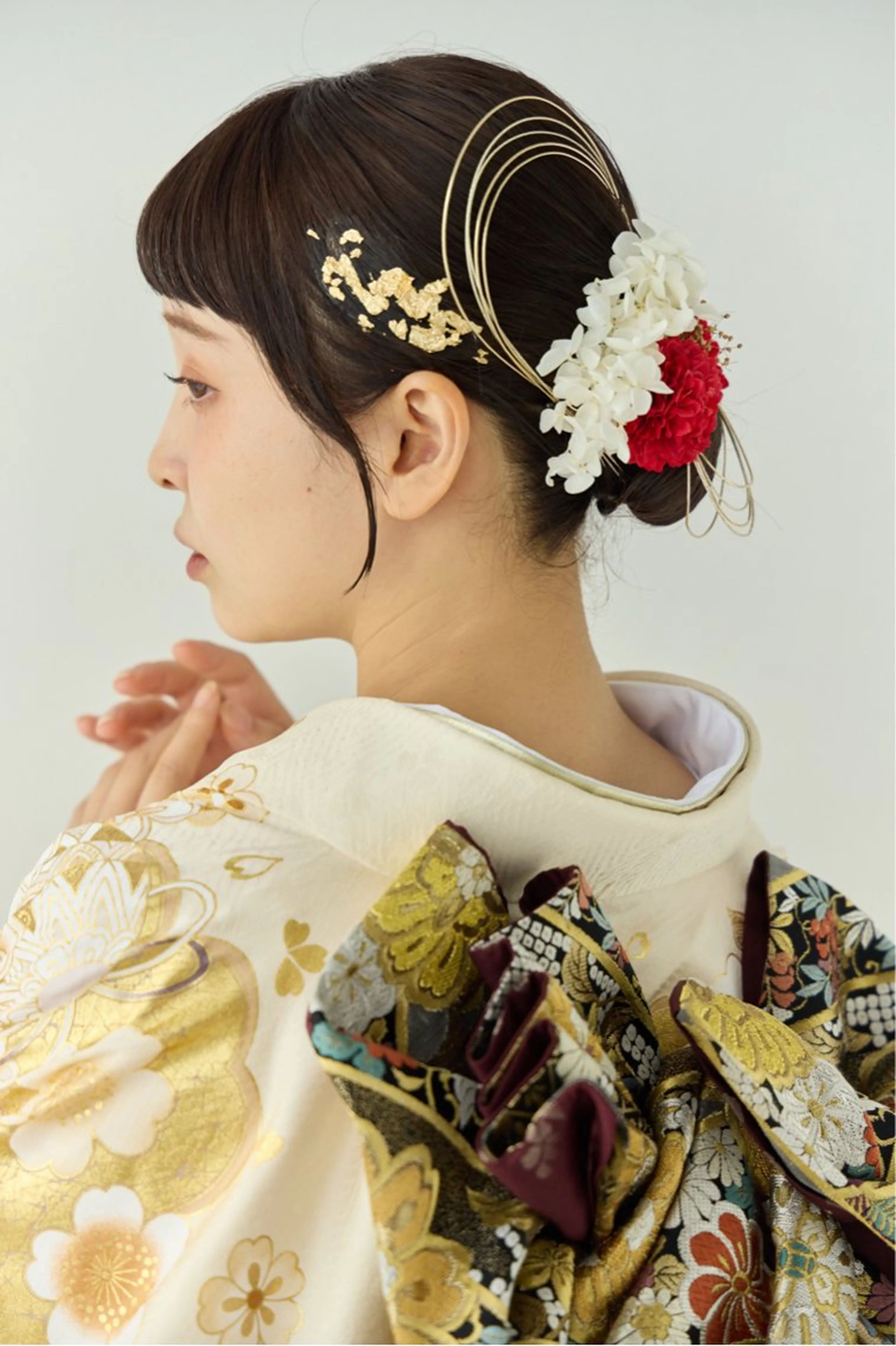 ヘアアレンジ 成人式 ボブ/レイヤー/ 梅田/天野川奈緒のヘアスタイル