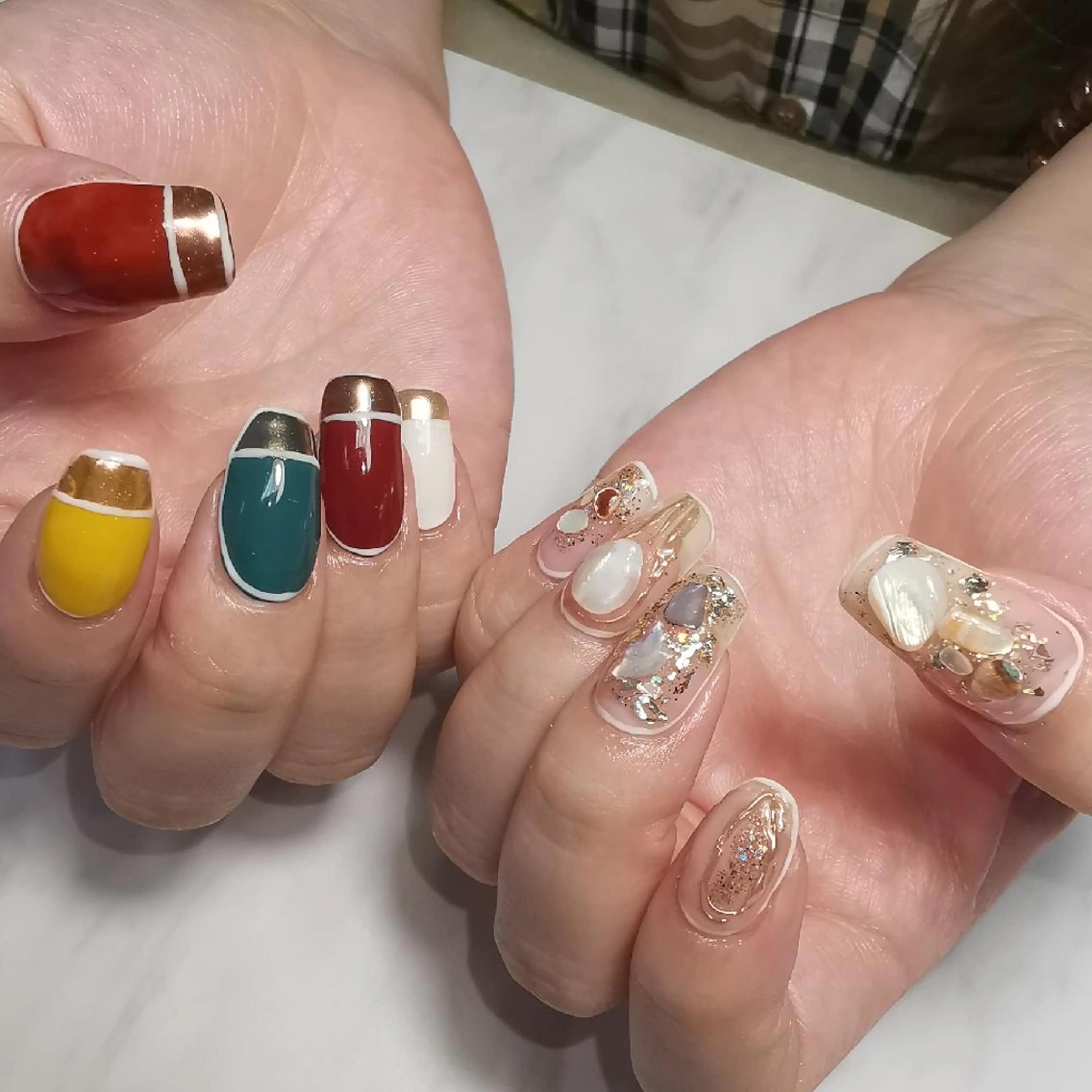 ネイル ニュアンスネイル ハンドネイル reve あやののネイルデザイン