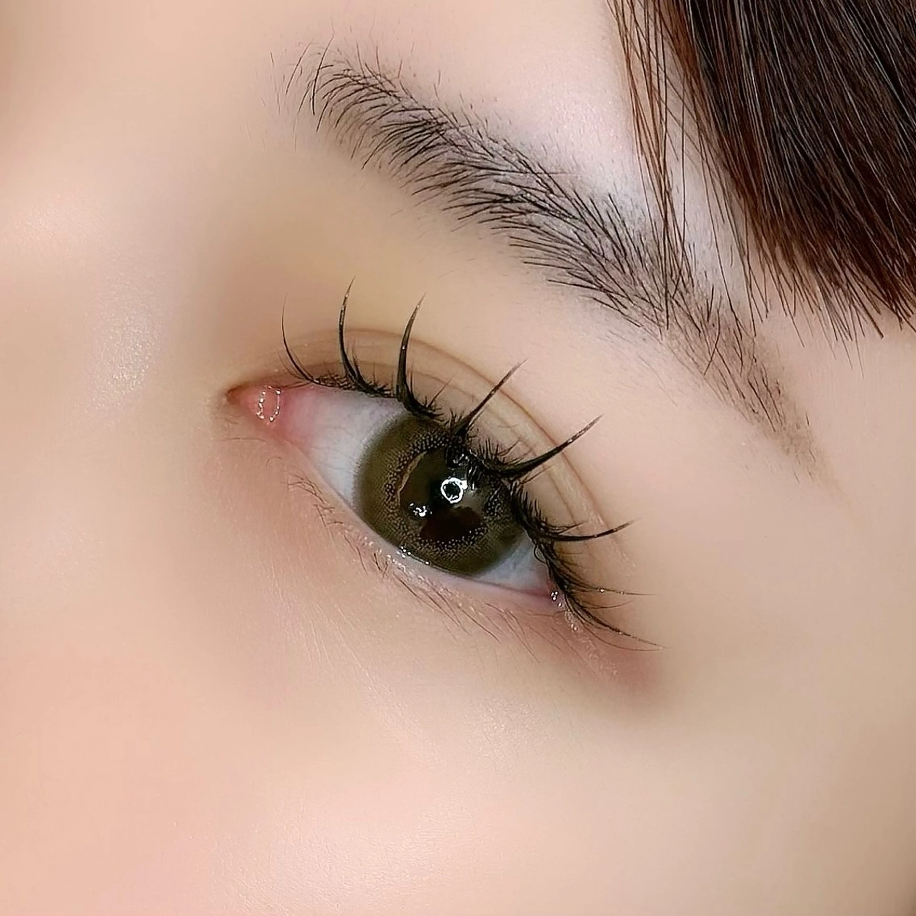 マツエク・マツパ カラーマツエク フラットラッシュ マツエク OPS hair ミクのマツエク・マツパデザイン