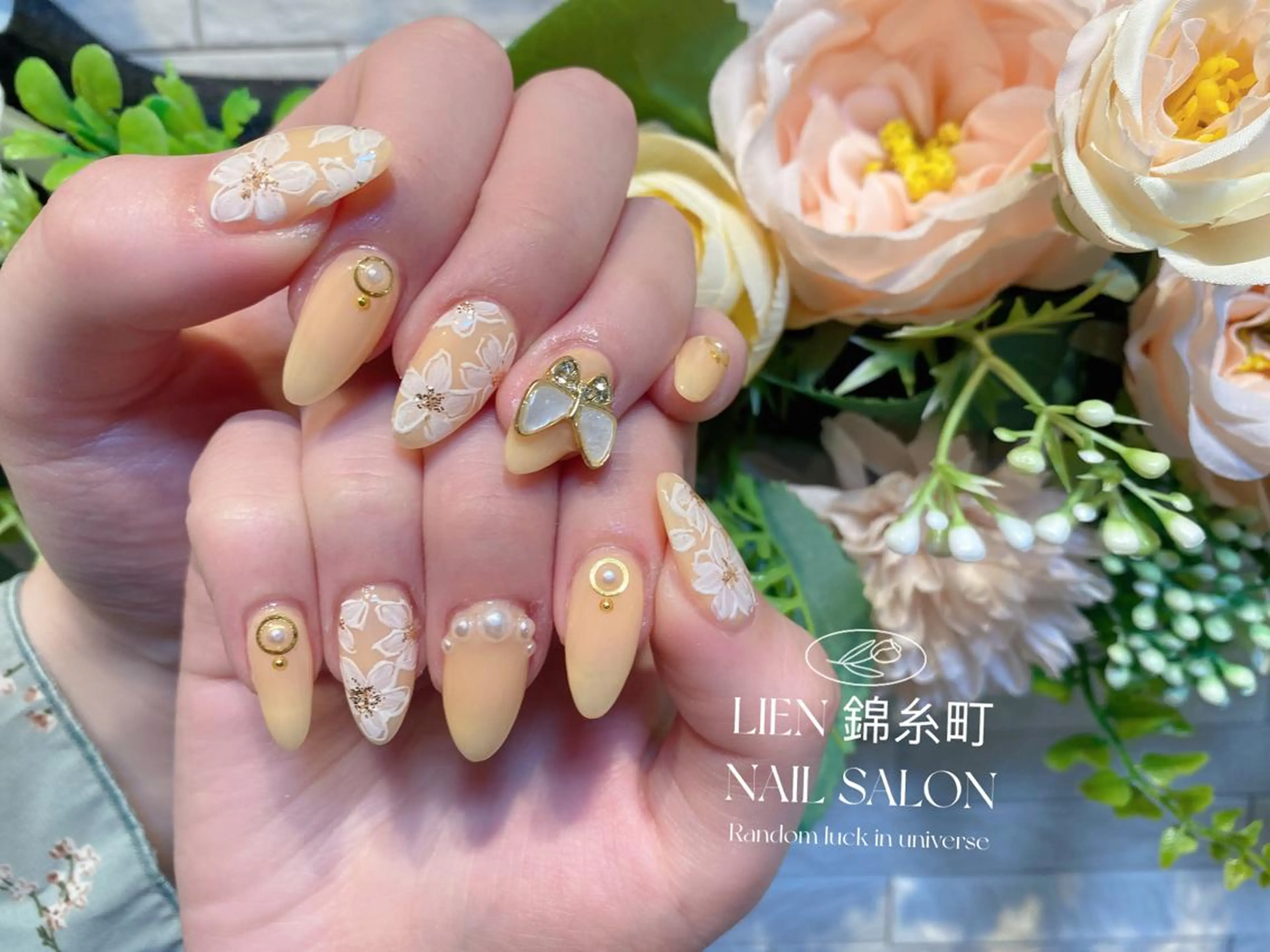 ネイル 春ネイル ハンドネイル Lien  _リエン リエンのネイルデザイン