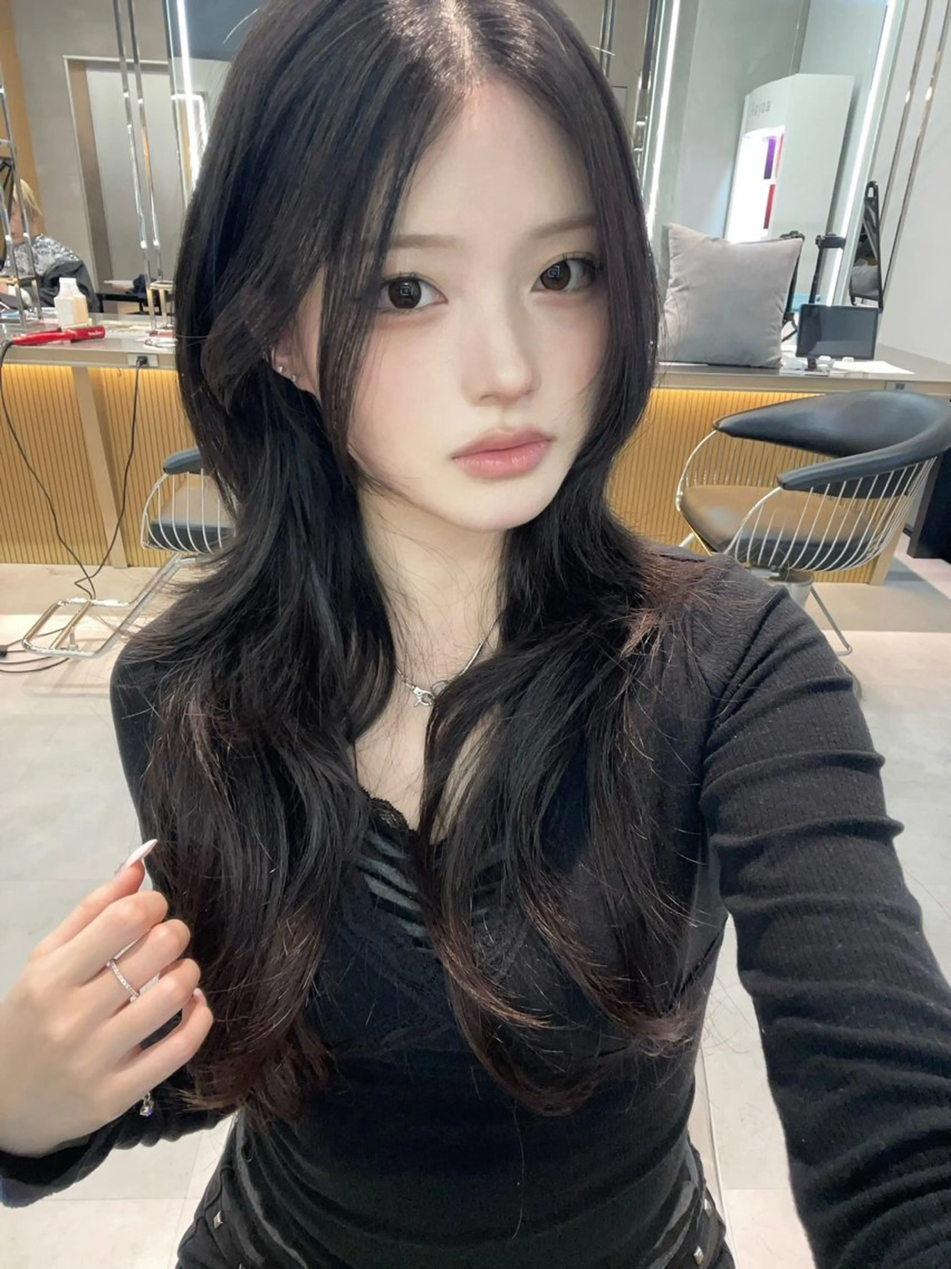 ロング カラー 韓国ヘア/レイヤー Londエレンのヘアスタイル
