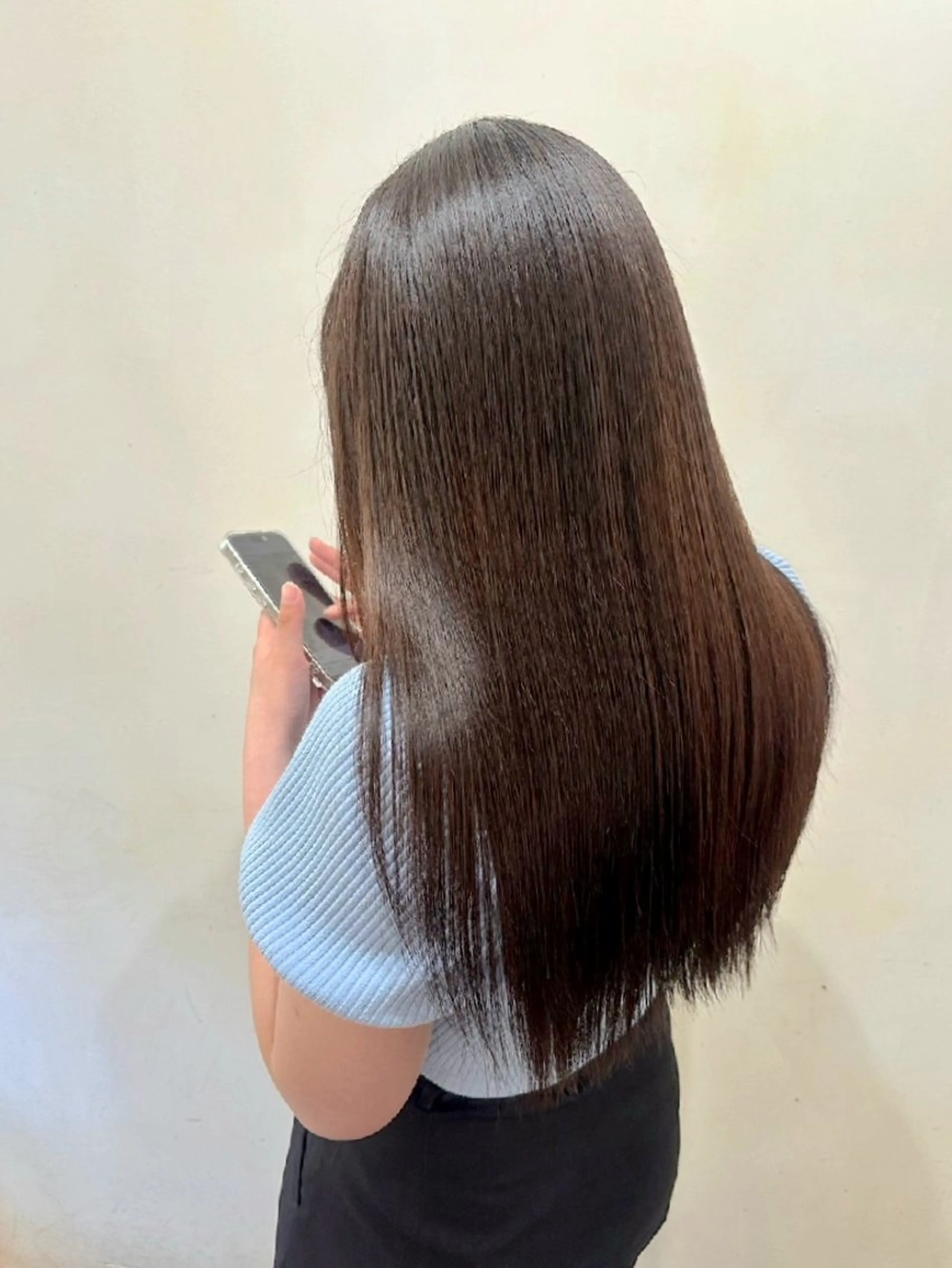 ロング 縮毛矯正 トリートメント ️🩵美髪矯正 みおのヘアスタイル