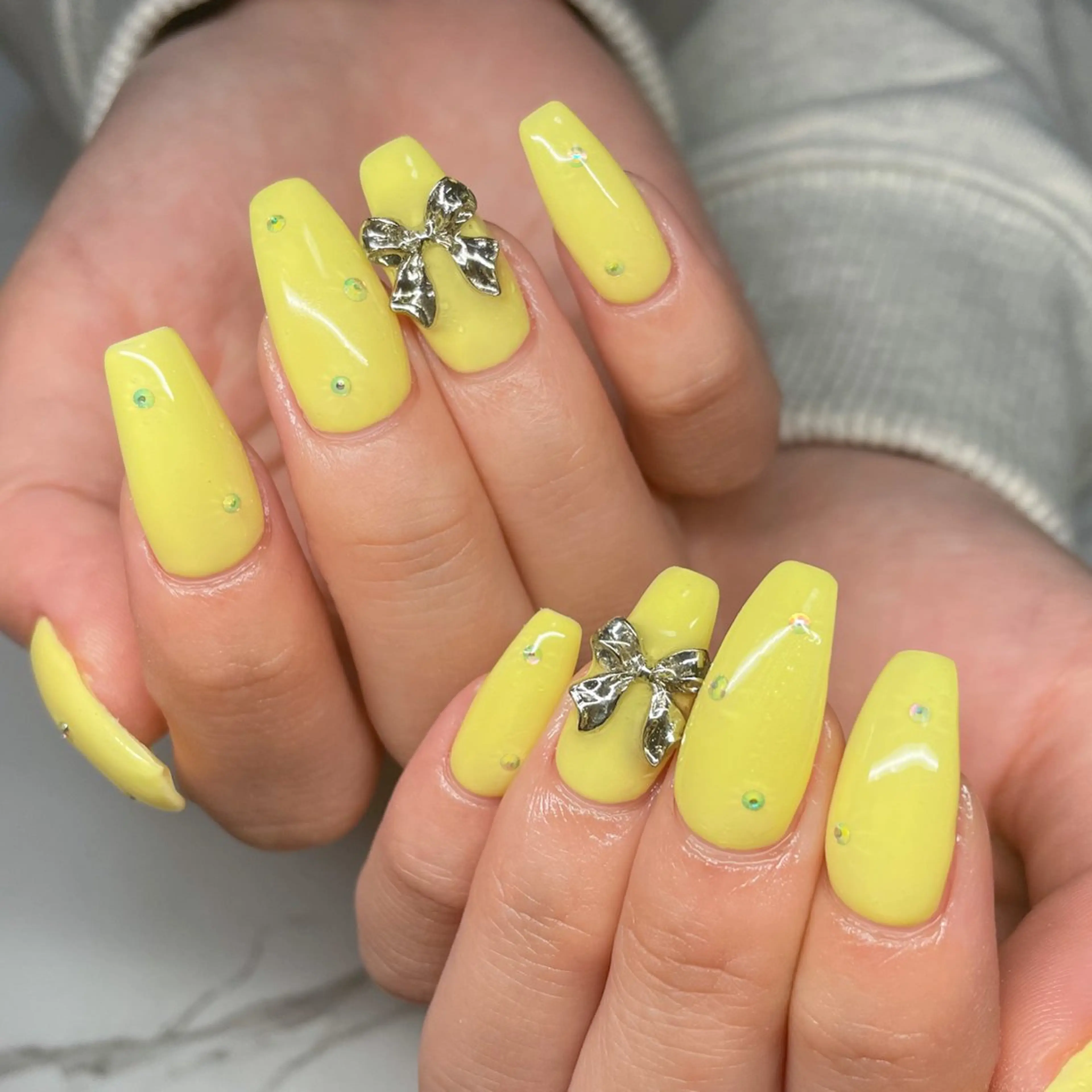 ネイル アートネイル ロングネイル 持ち込み 春ネイル 夏ネイル ハンドネイル Nail salon Amicalのネイルデザイン