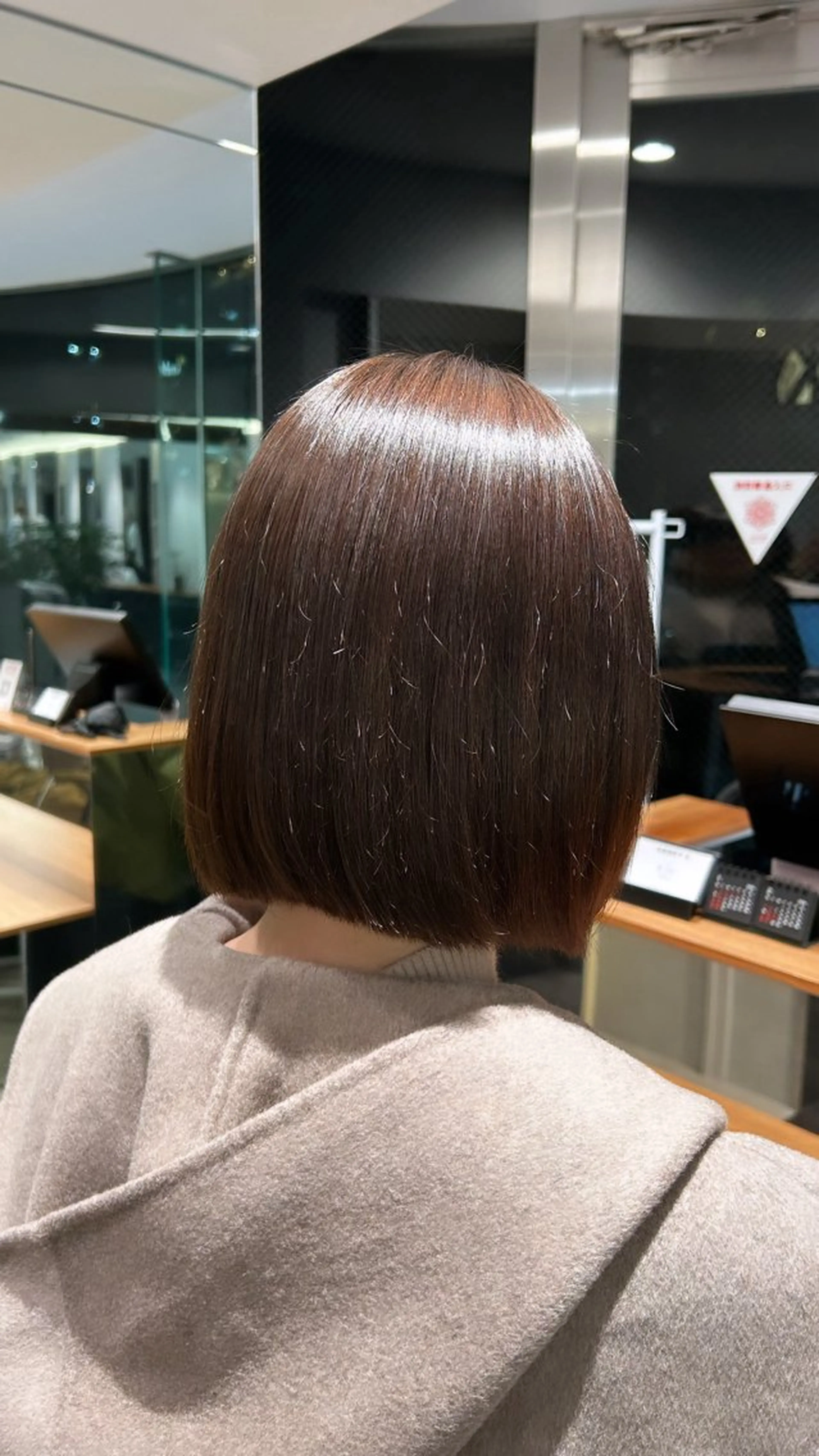 ショート 髪質改善 縮毛矯正 諸井 芽のヘアスタイル