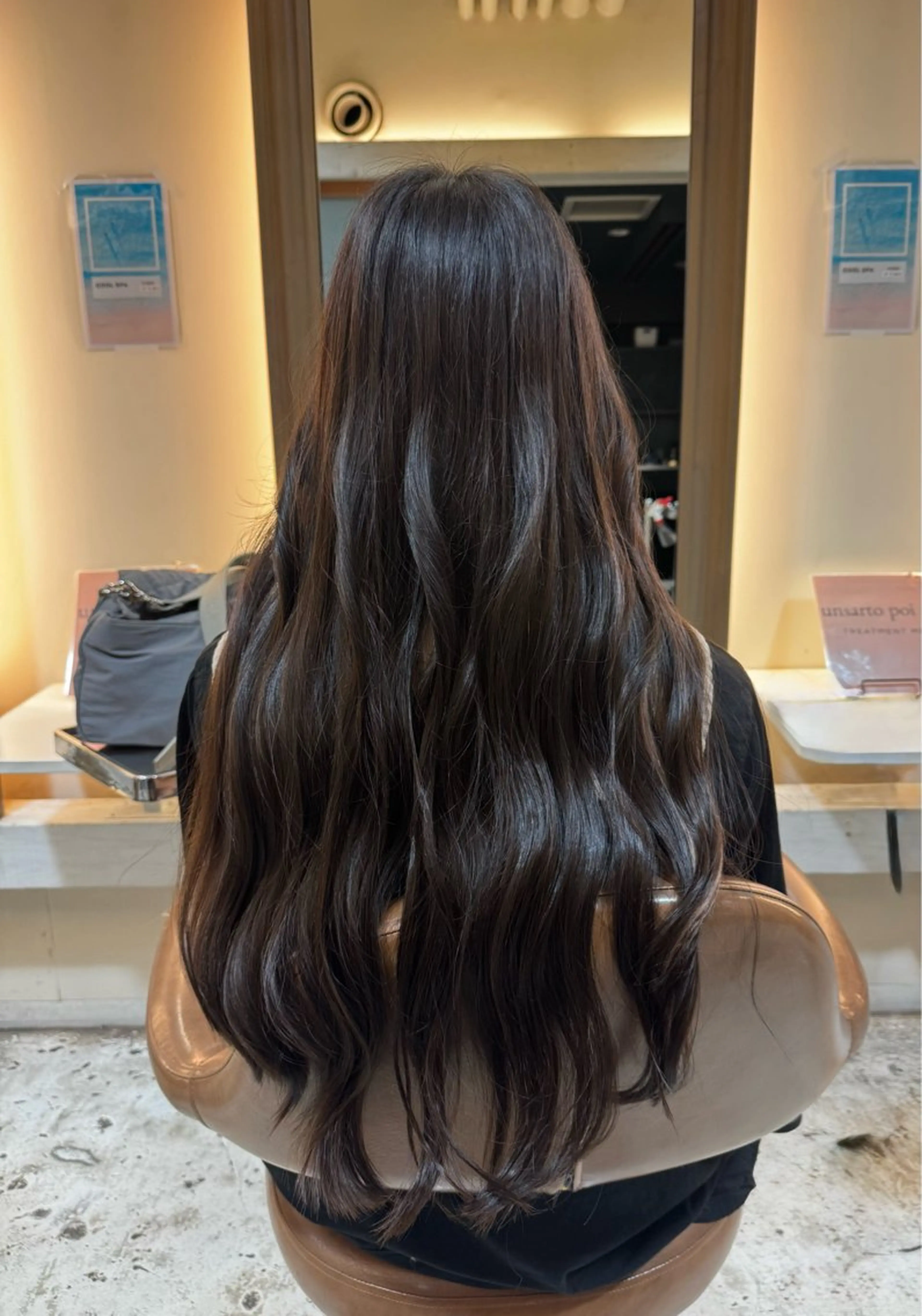 パーマ カット パーマ トリートメント タツキ／レイヤー／ パーマ／艶カラーのヘアスタイル