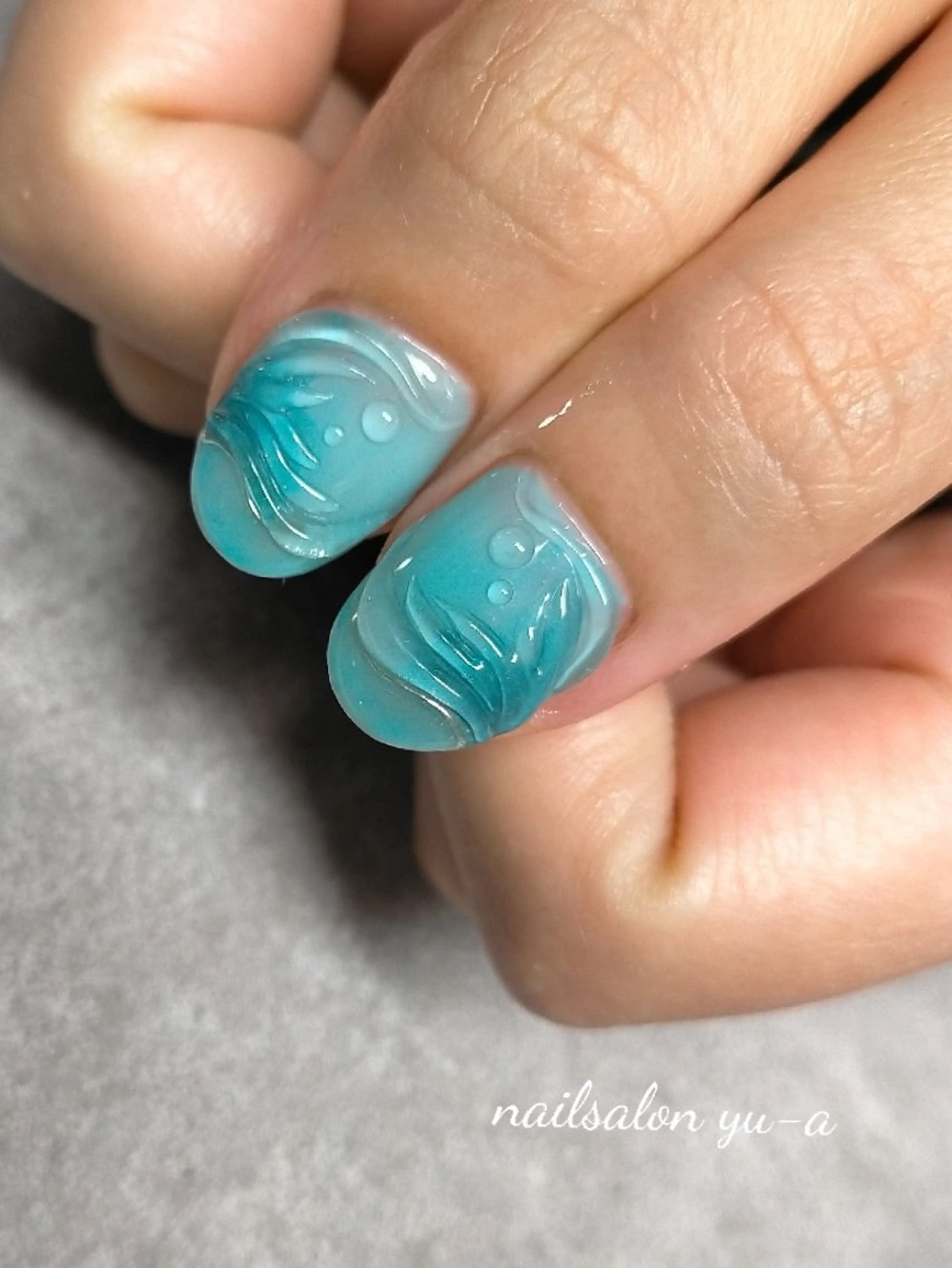 ネイル ネイル＆ホワイトニング   Yu-a所属・yu-a  スカルプ ネイルakiのネイルデザイン