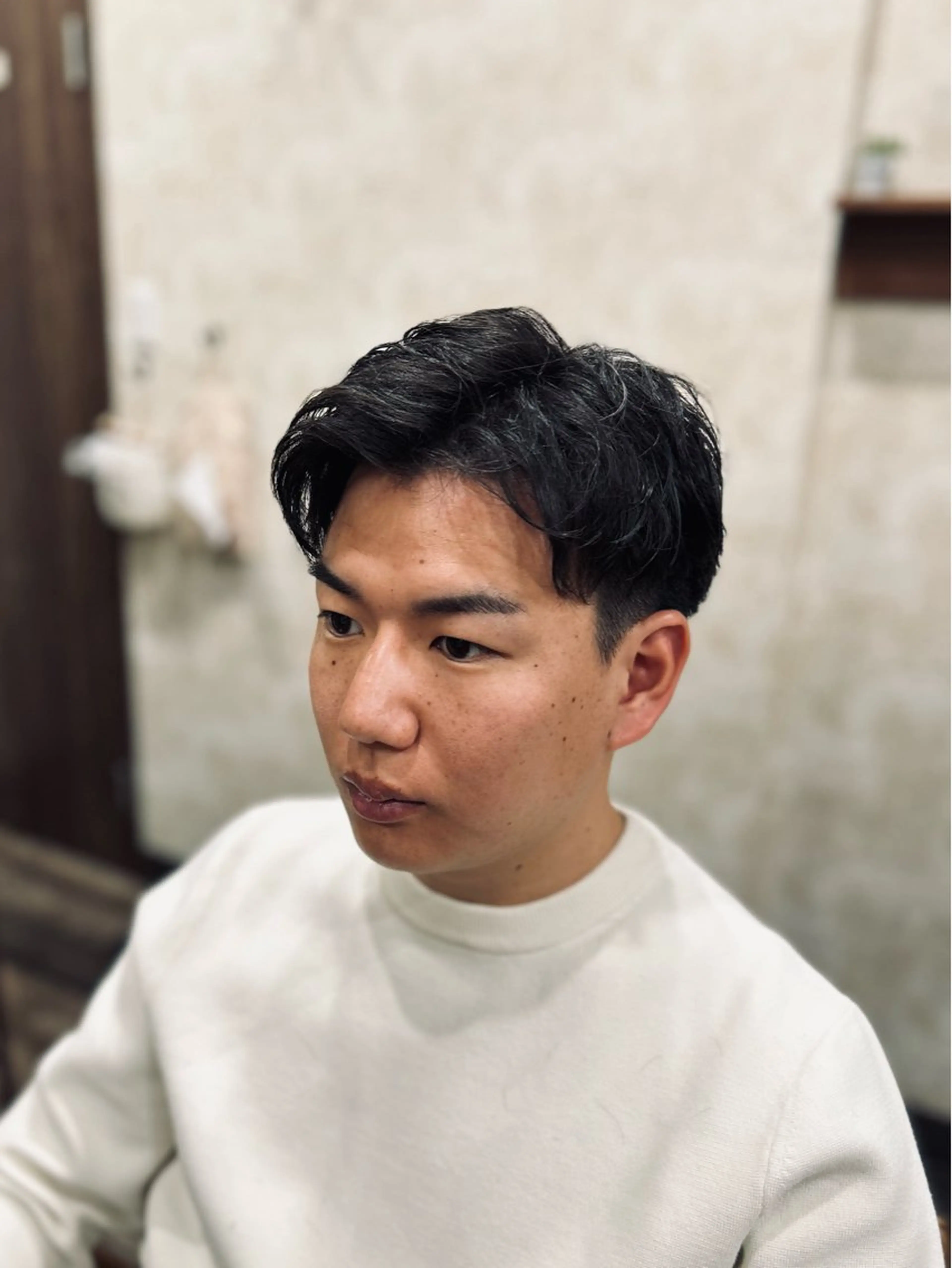 ショート パーマ メンズ カット パーマ メンズカット/ 雄大のヘアスタイル