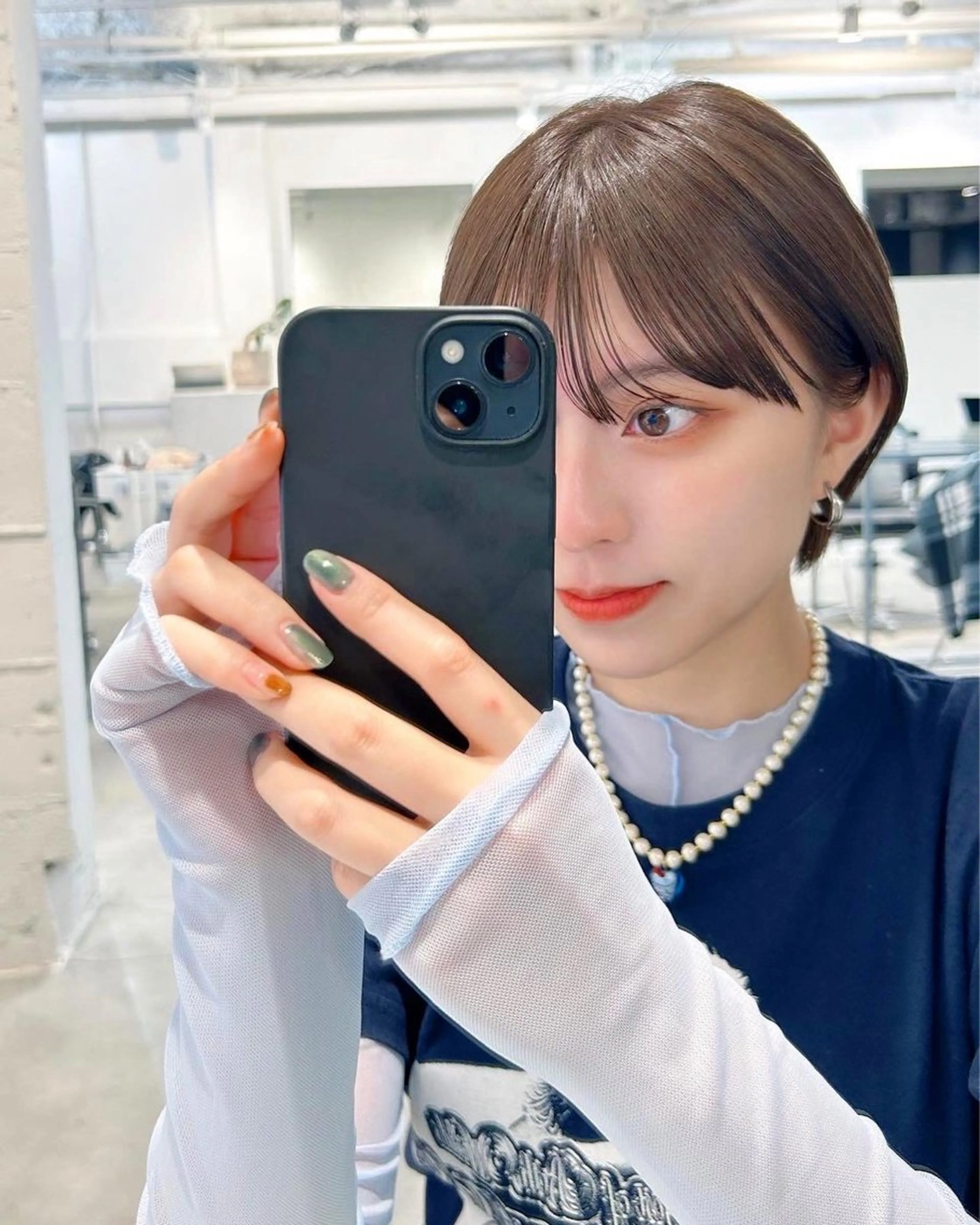 ショート ショートヘア カット ヘアカラー ❤️ショートカット ・顔周りカット❤️のヘアスタイル