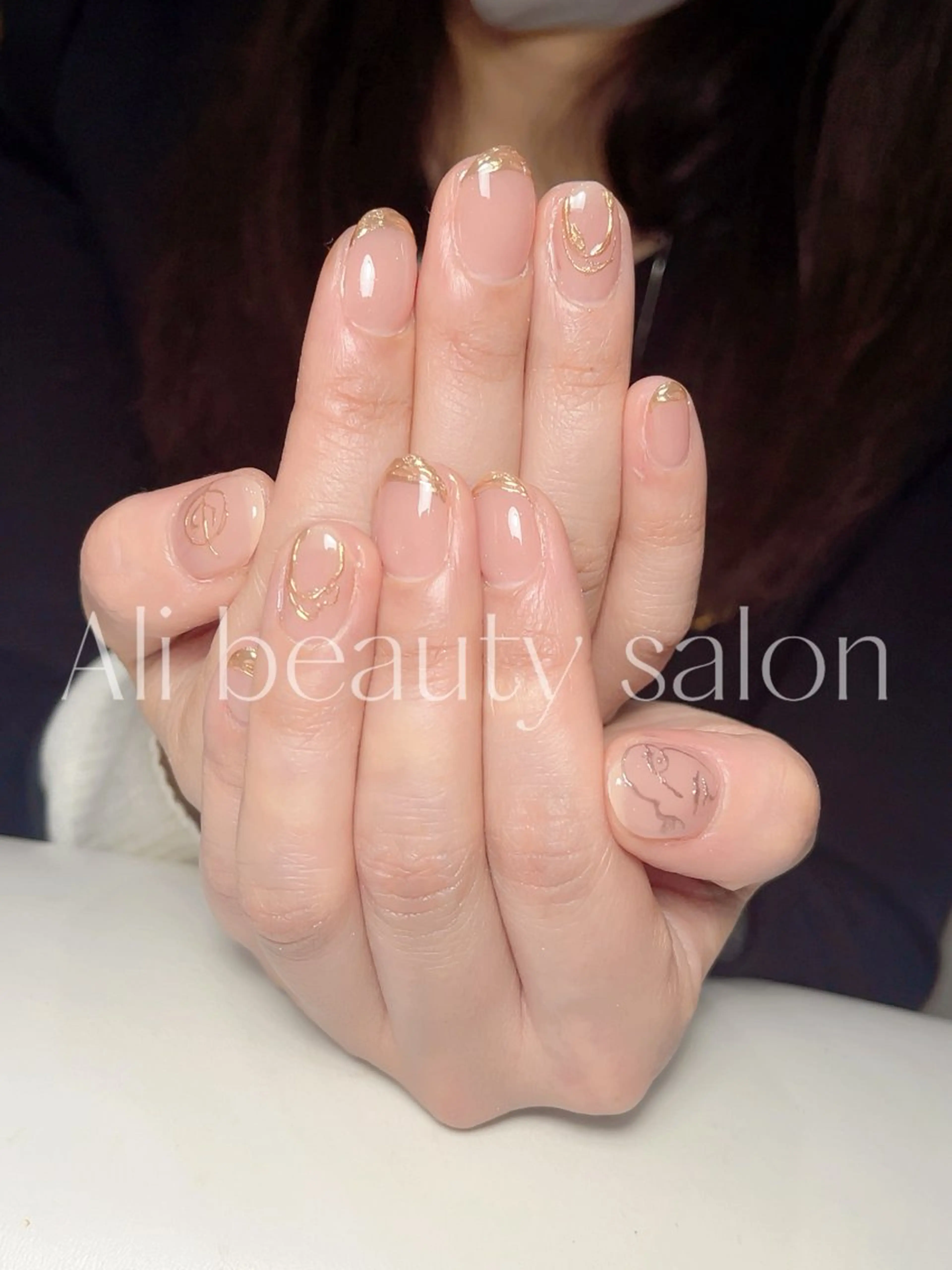 ネイル ミラーネイル ハンドネイル Ali 新小岩 ネイル専門のネイルデザイン