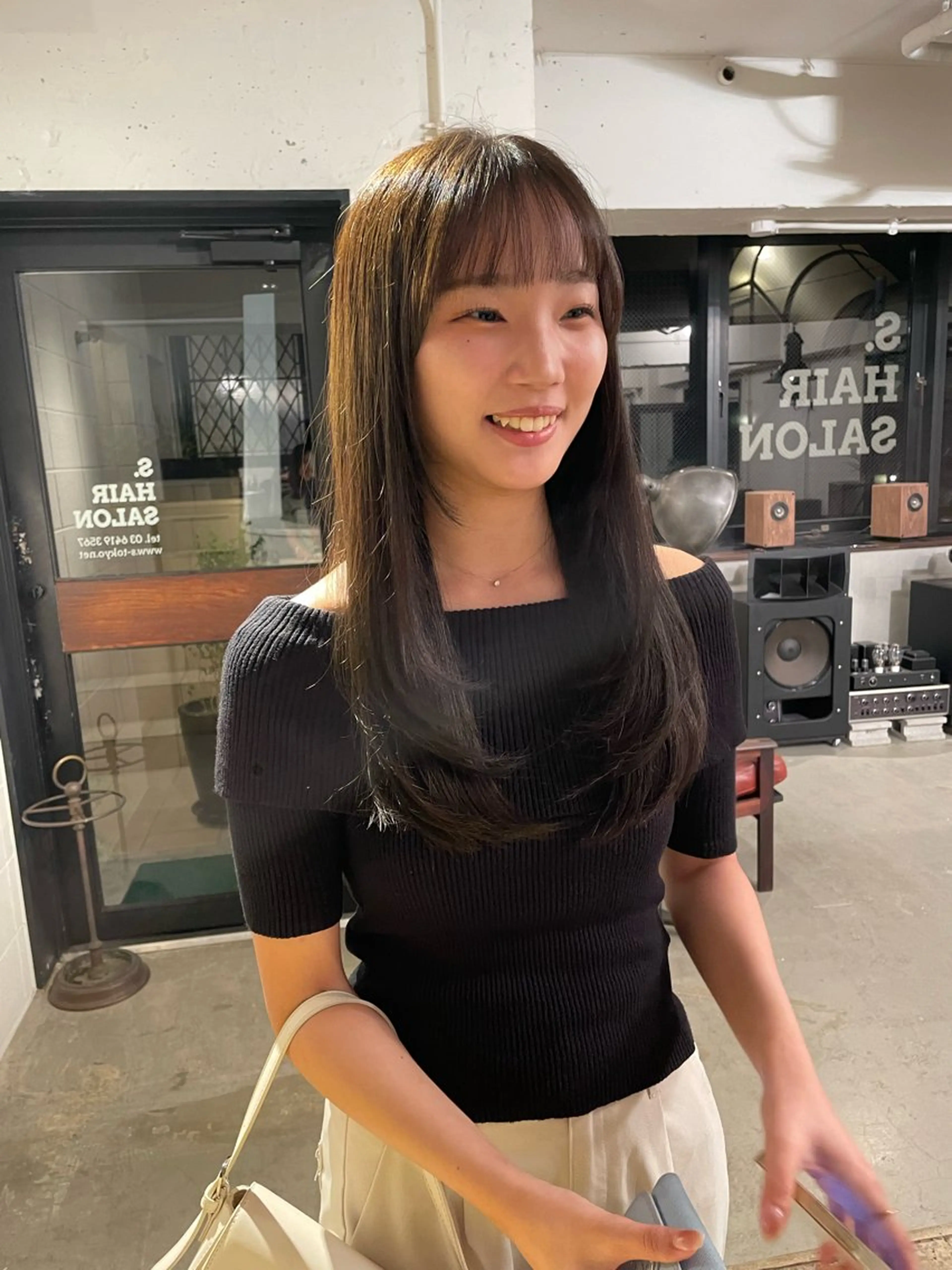 ロング レイヤーカット s.hairsalon所属・S.表参道/ 菜々海のヘアスタイル