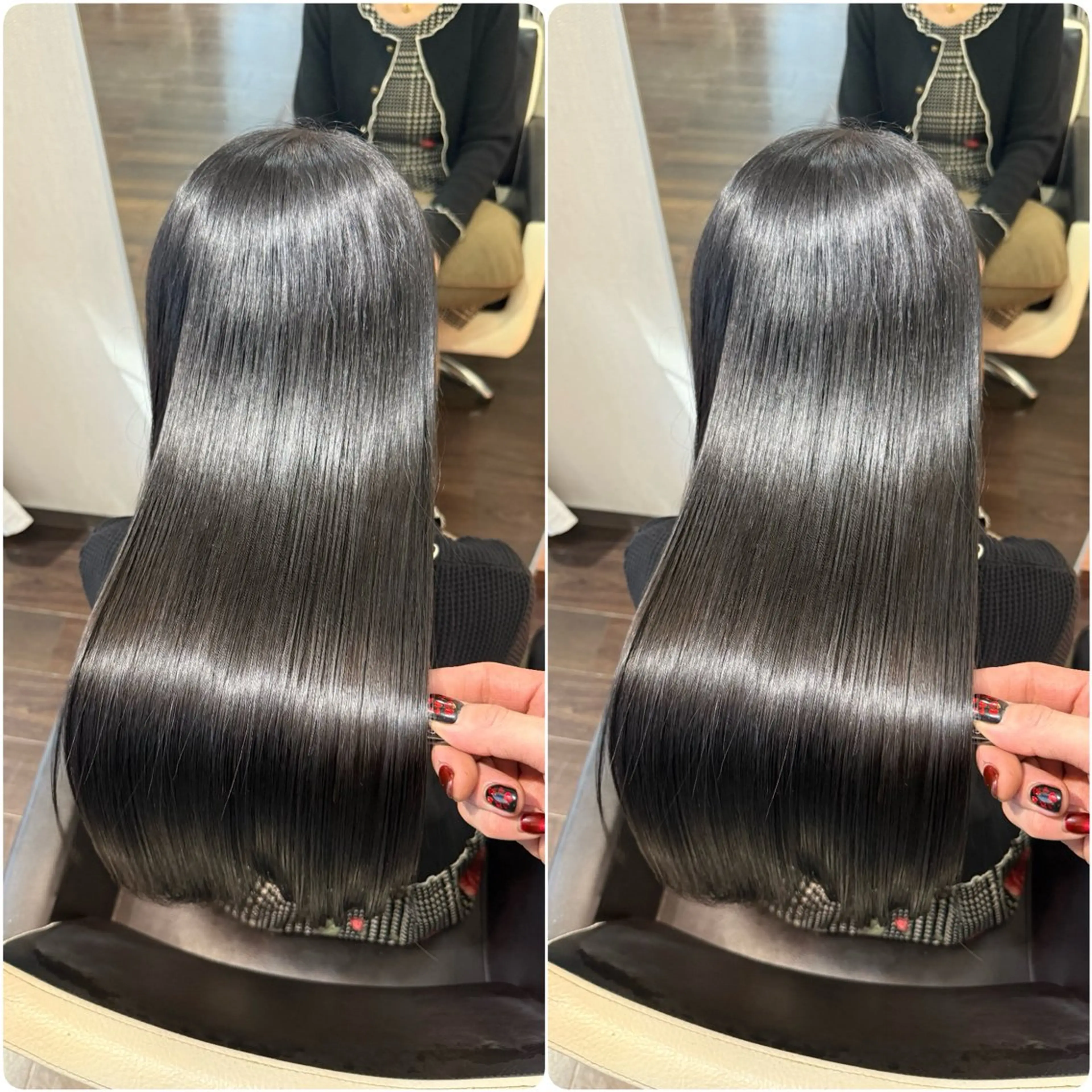 ロング カラー カット ヘアカラー トリートメント ヘッドスパ youres hair 髪質改善トリートメント&ヘッドスパ　新宿EAST所属・🌹ULTOWA🌹 髪質改善/縮毛/店長のヘアスタイル