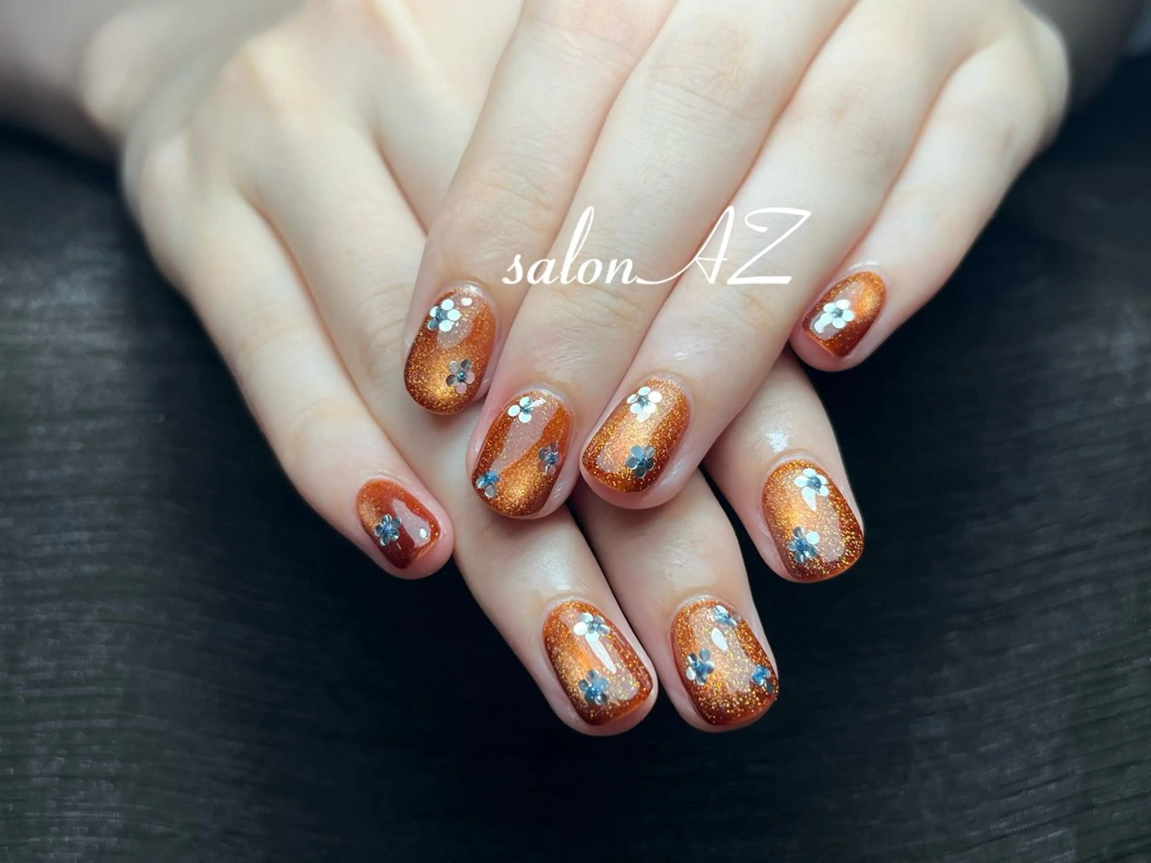 ネイル アートネイル 長さ出し フットネイル フレンチネイル ジェルネイル ハンドネイル salon AZのネイルデザイン