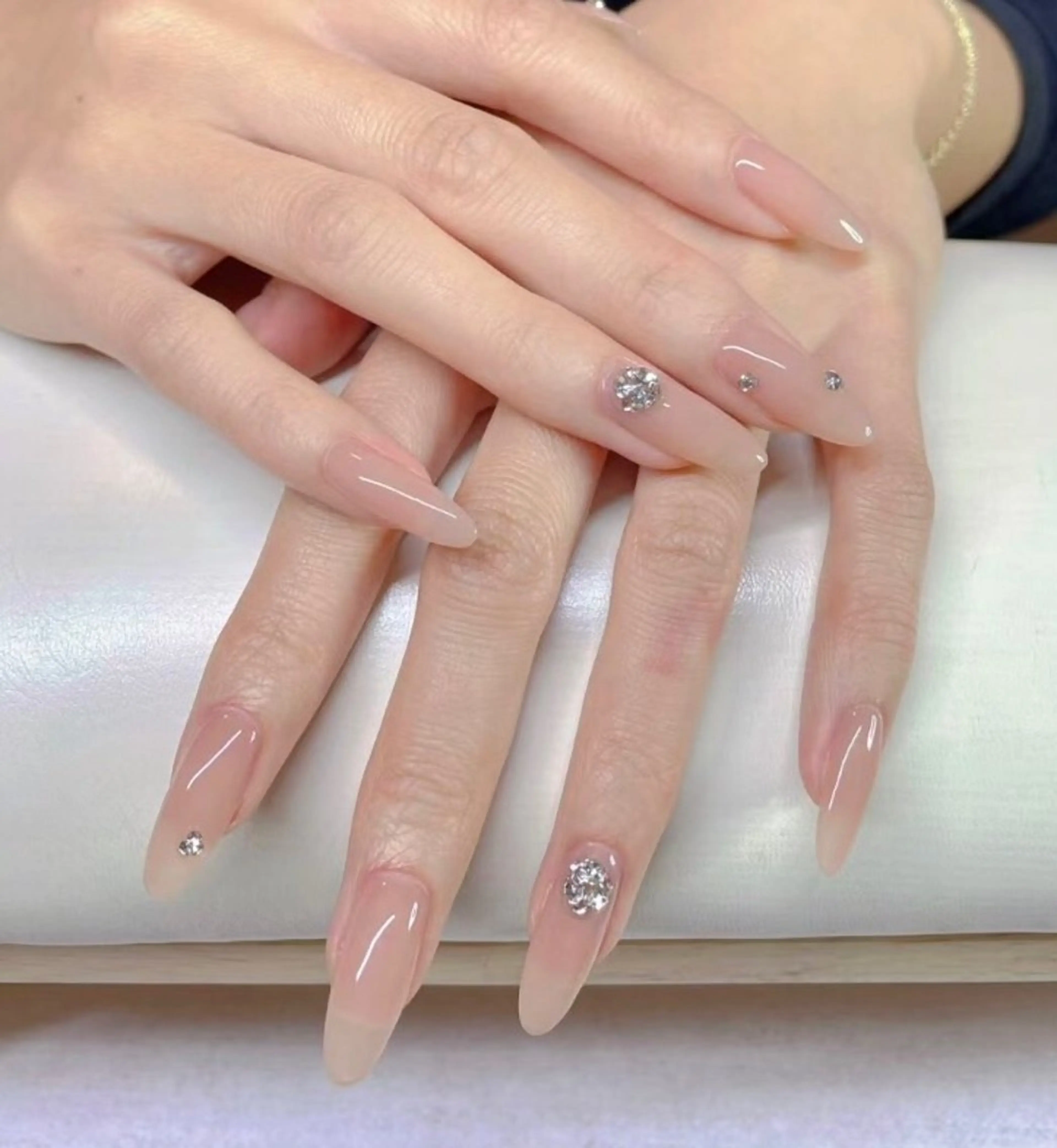 ネイル オーロラネイル フットネイル ジェルネイル ハート 韓国ネイル ハンドネイル ハンドケア 大門浜松町 ネイルのネイルデザイン