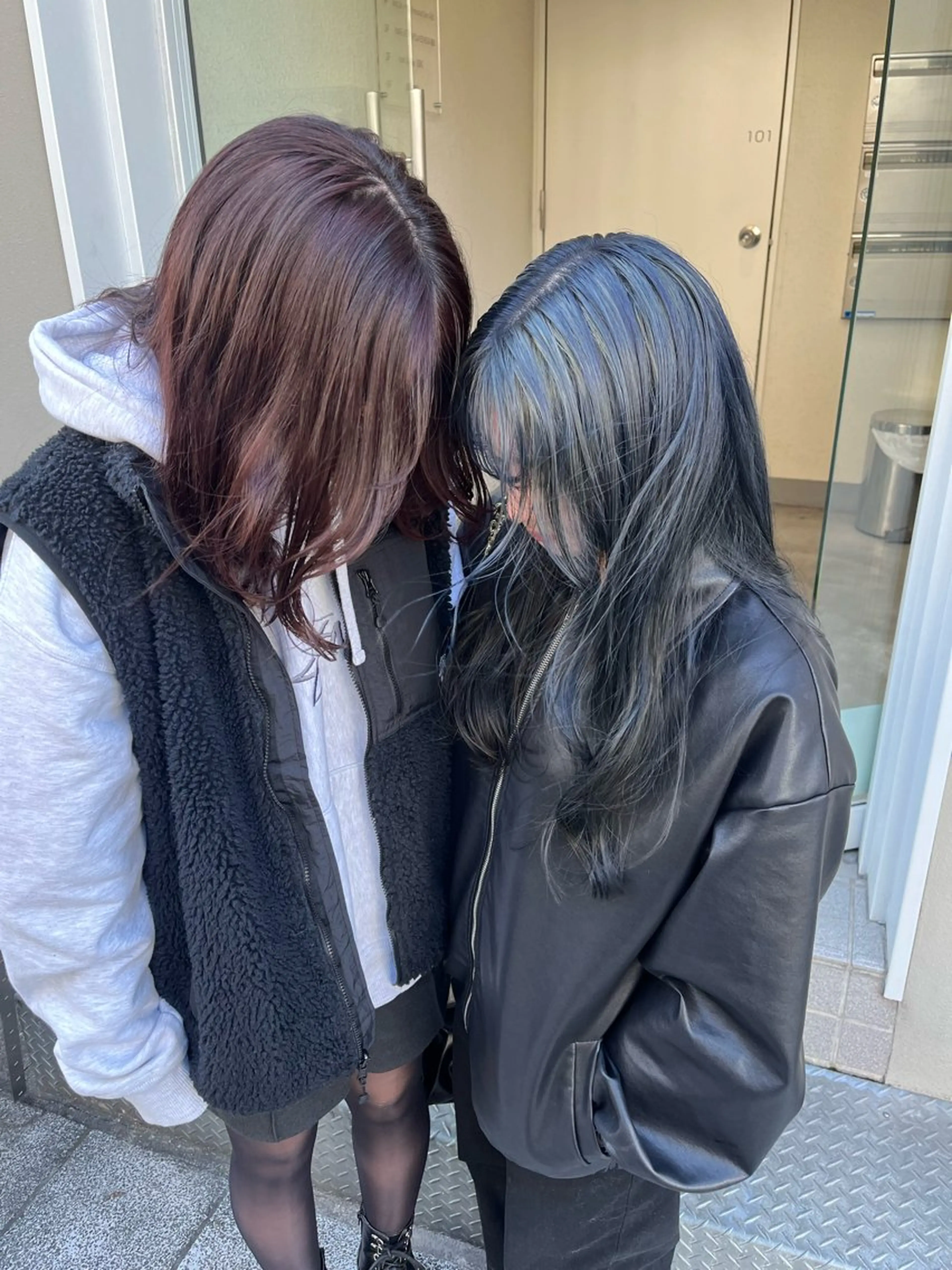 ロング ヘアカラー SIKI yuuna レイヤーカット🪽のヘアスタイル