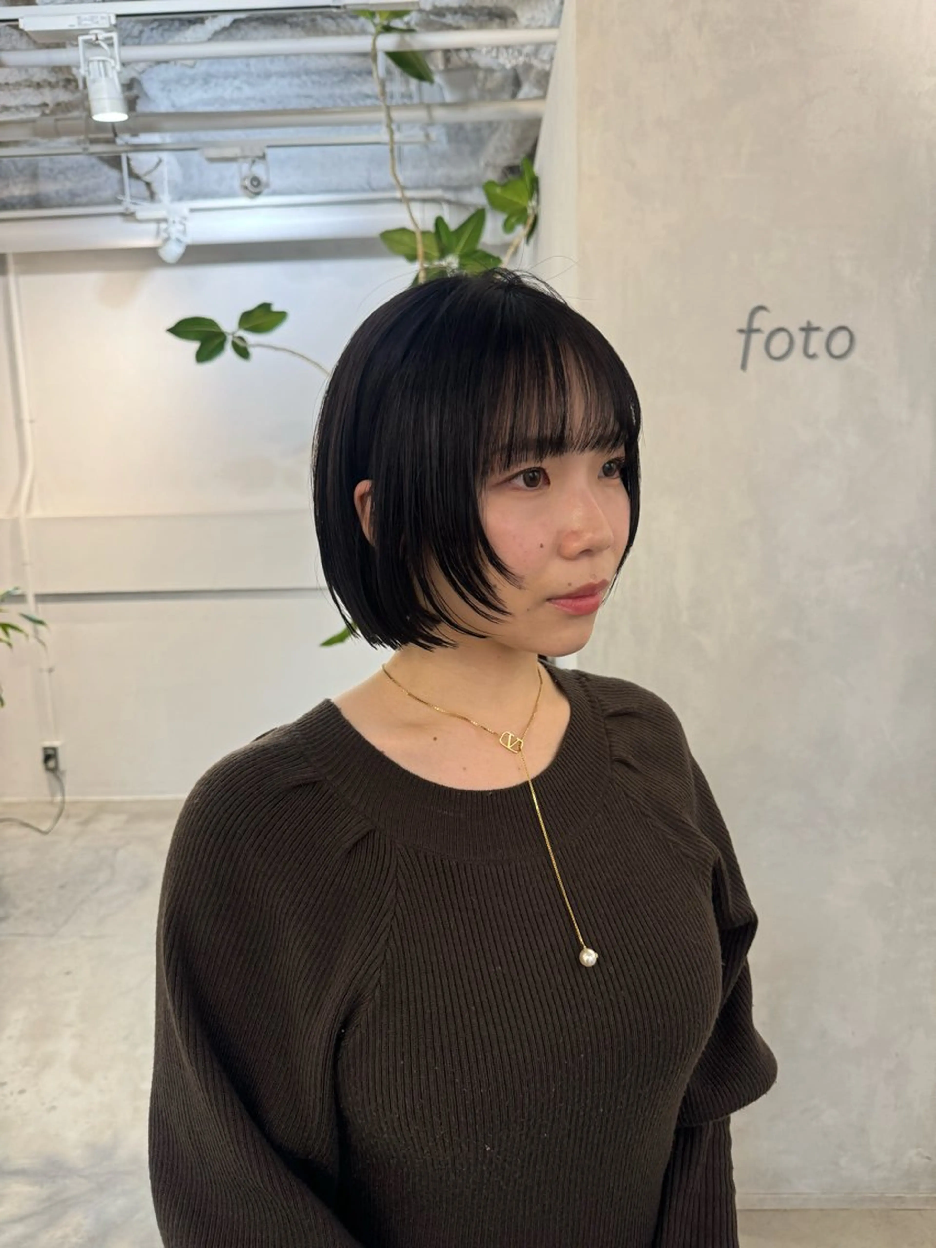 セミロング カット ヘアカラー トリートメント 顔周りcut・ご相談 ＝新宿しずく🇰🇷のヘアスタイル