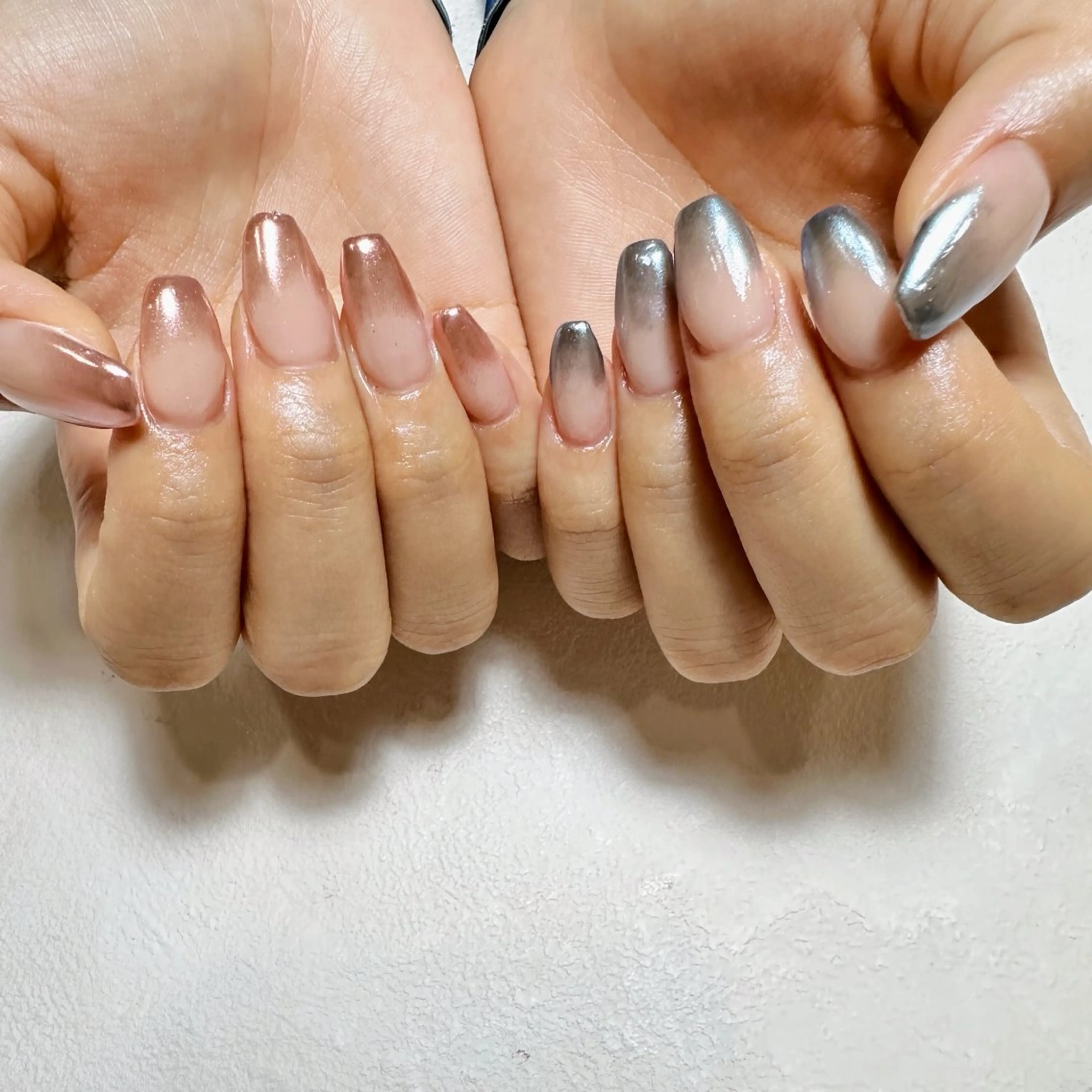 ネイル ミラーネイル YURI ◡̈ nagoyaのネイルデザイン