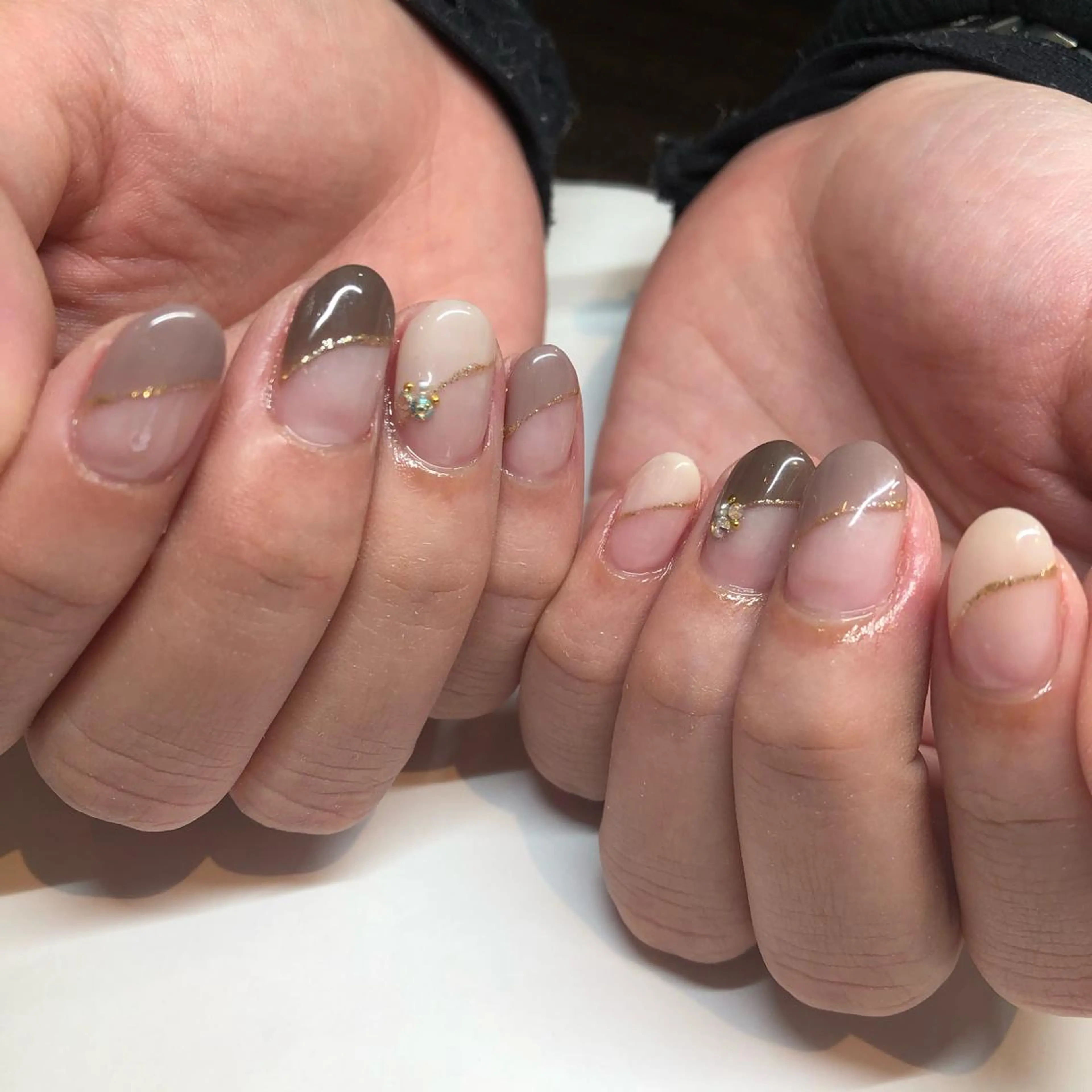 ネイル フレンチネイル Nail Studio  Coco  Rire所属・丸岡 由奈のネイルデザイン