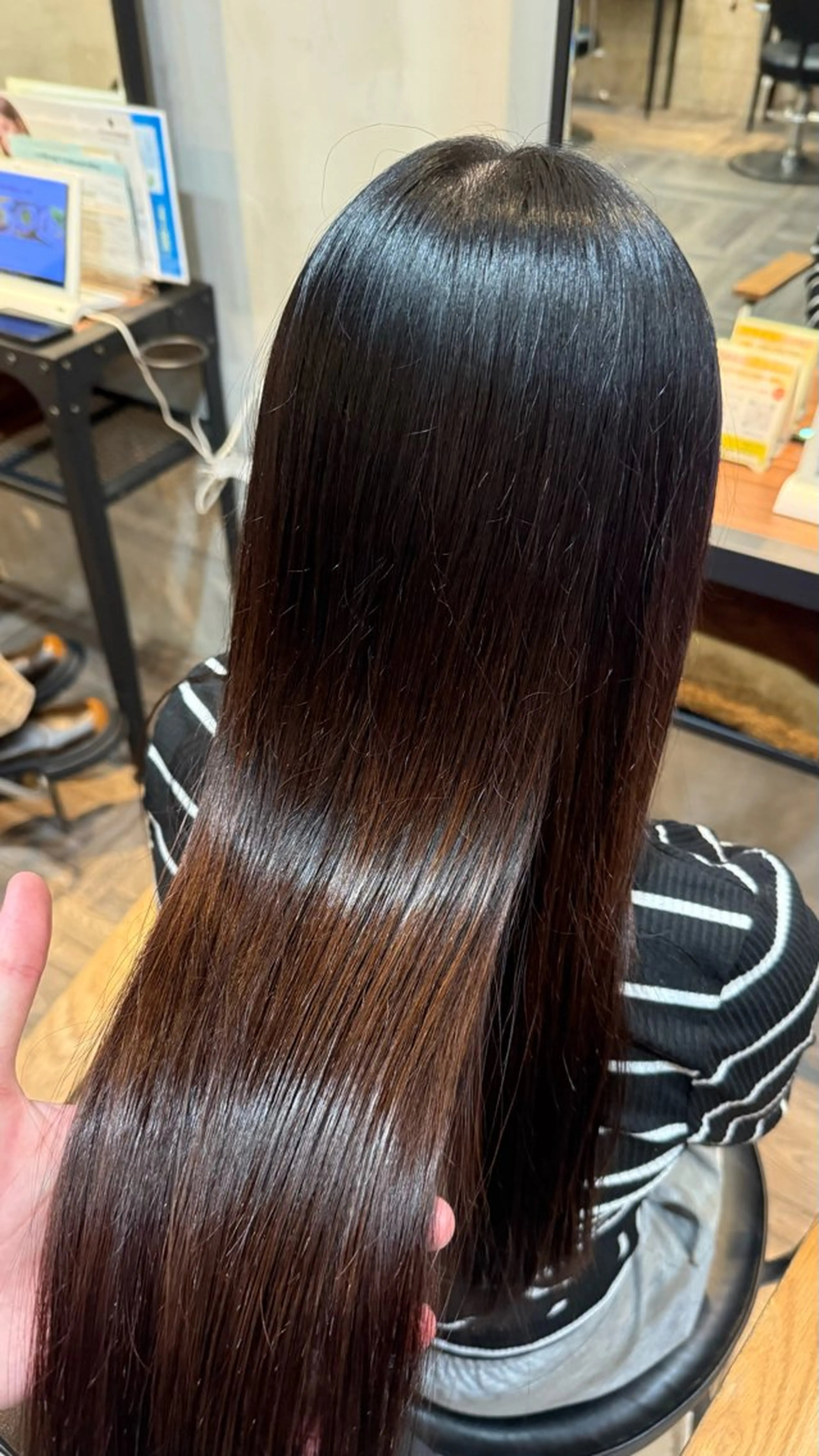 ロング 髪質改善 縮毛矯正 La fith hair glow 中百舌鳥店所属・🫧モデル様募集中 たいせい🕊️のヘアスタイル