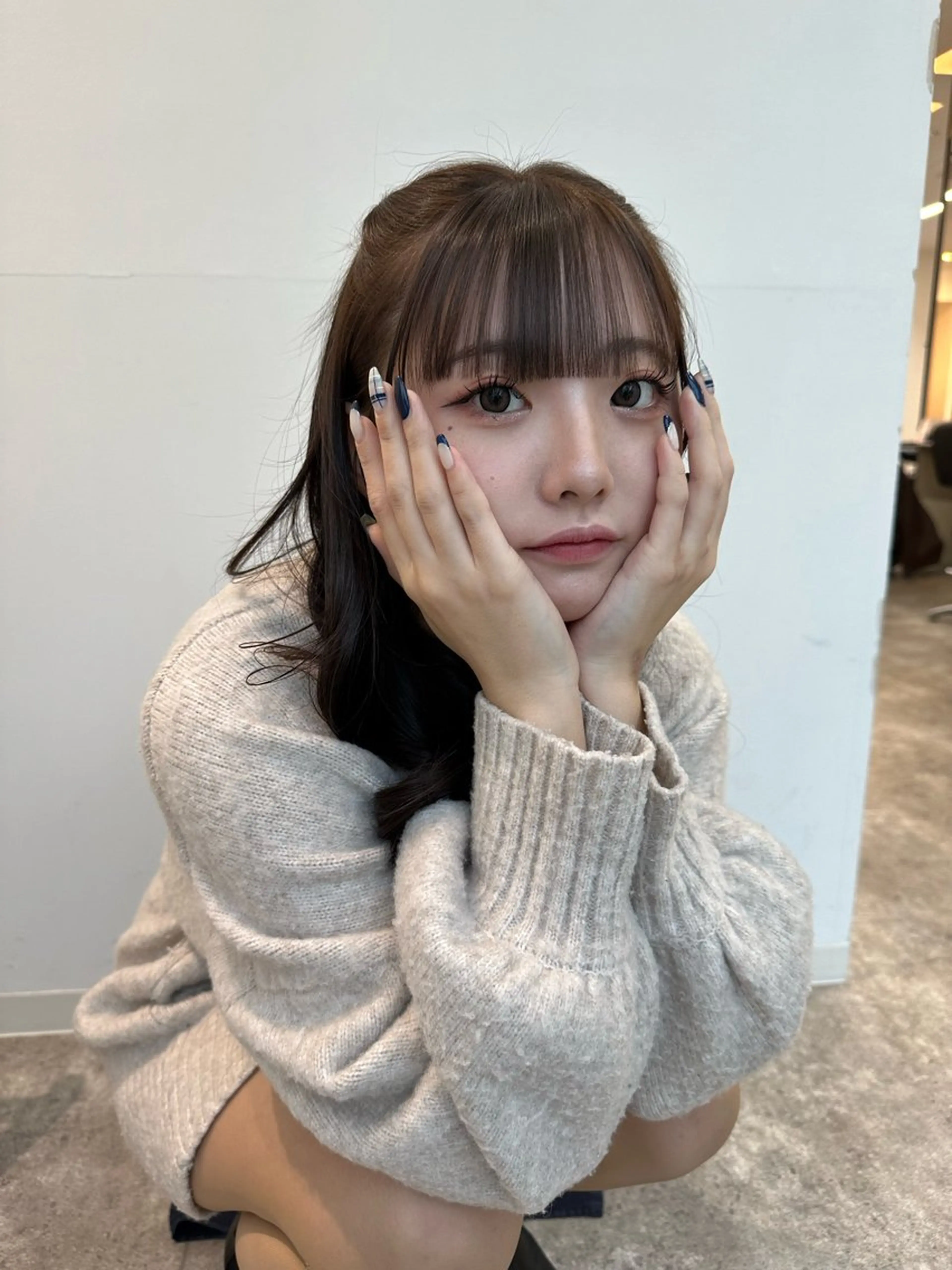 ロング カラー ✂️無料カットモデル ✂️佐々木悠月のヘアスタイル