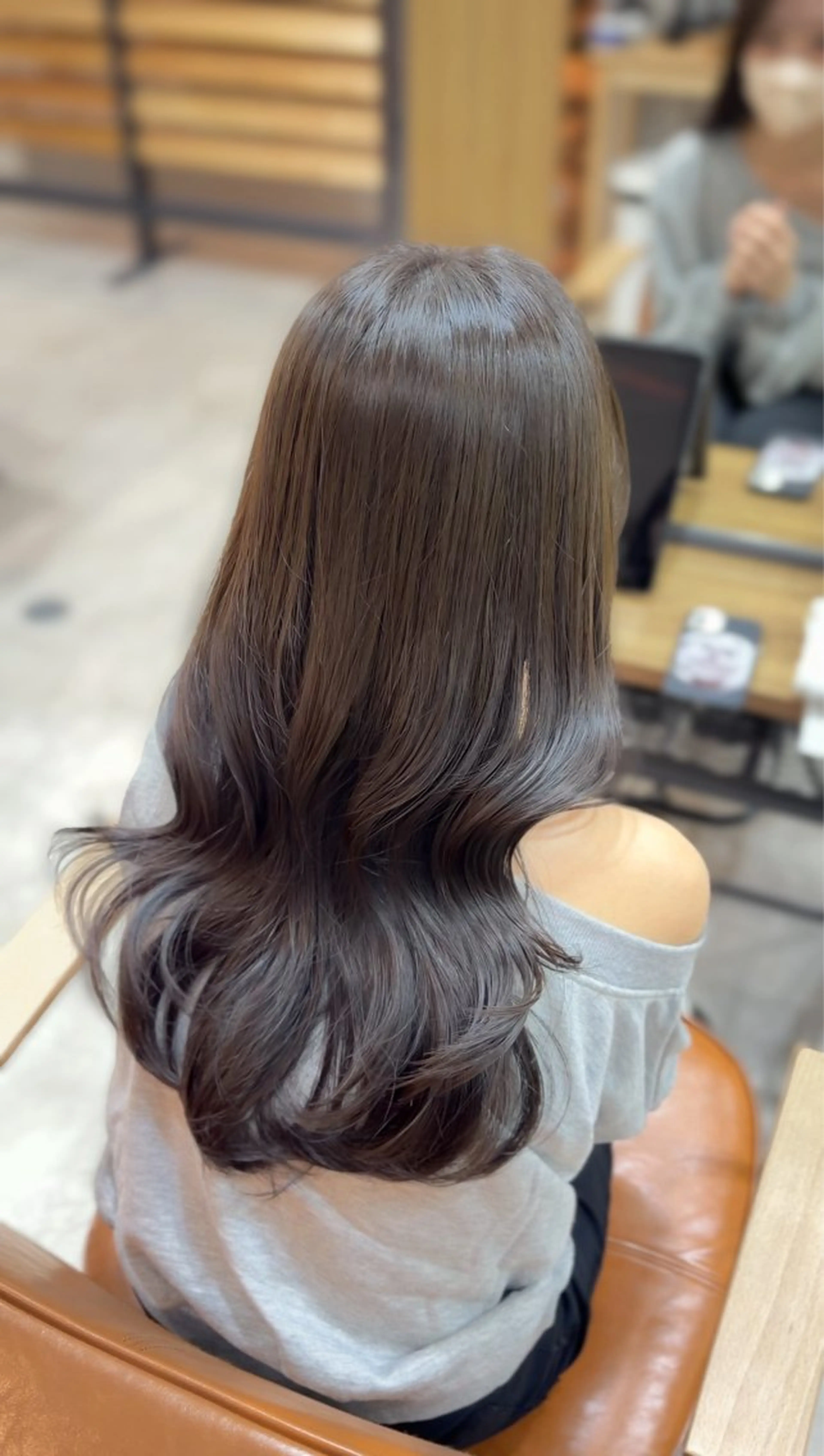 ロング カラー カット ヘアカラー トリートメント honoka/レイヤ ー/艶感カラー/韓国のヘアスタイル