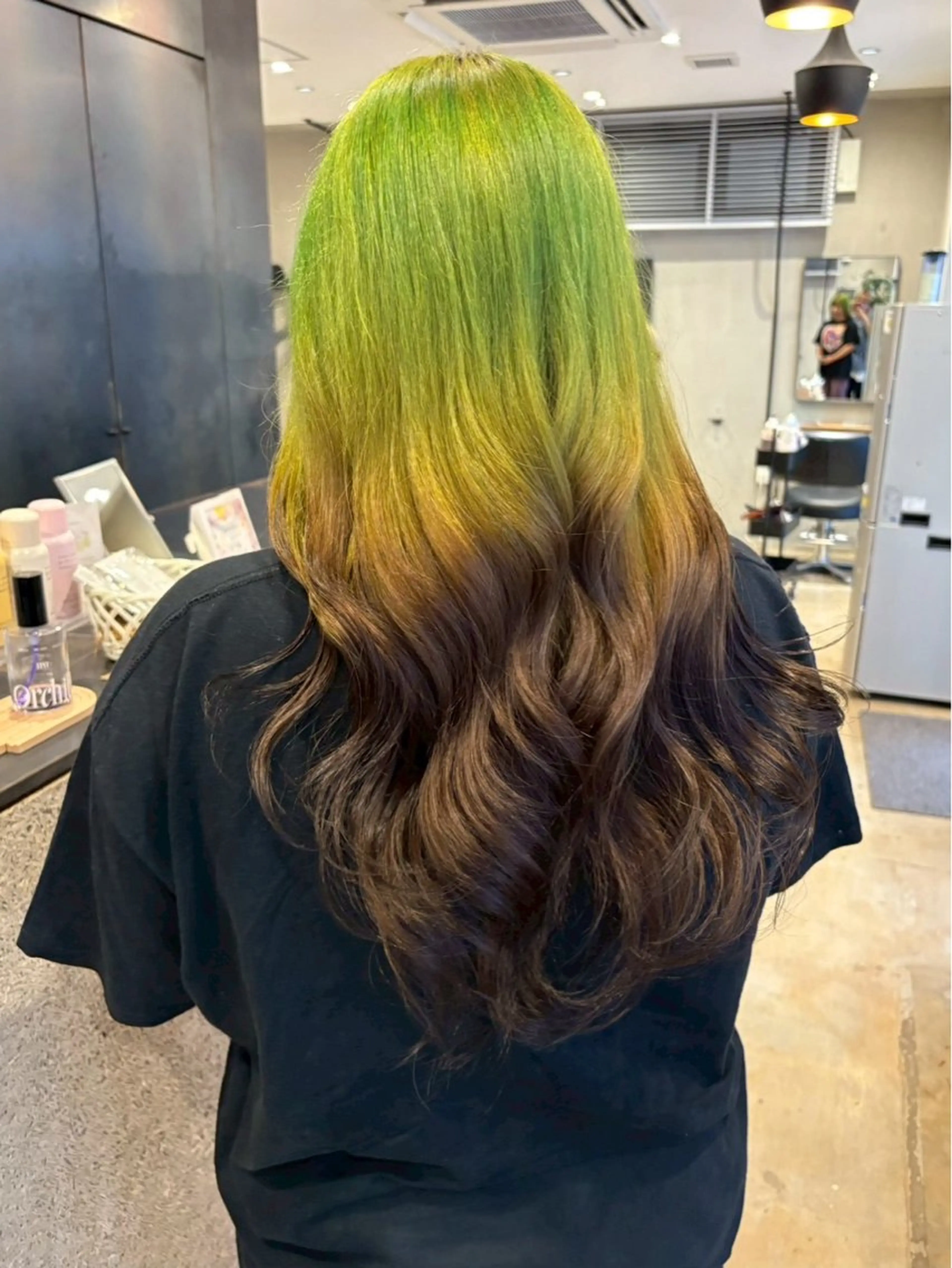 カラー ヘアカラー さわ/博多/ ベージュ/ハイトーンのヘアスタイル