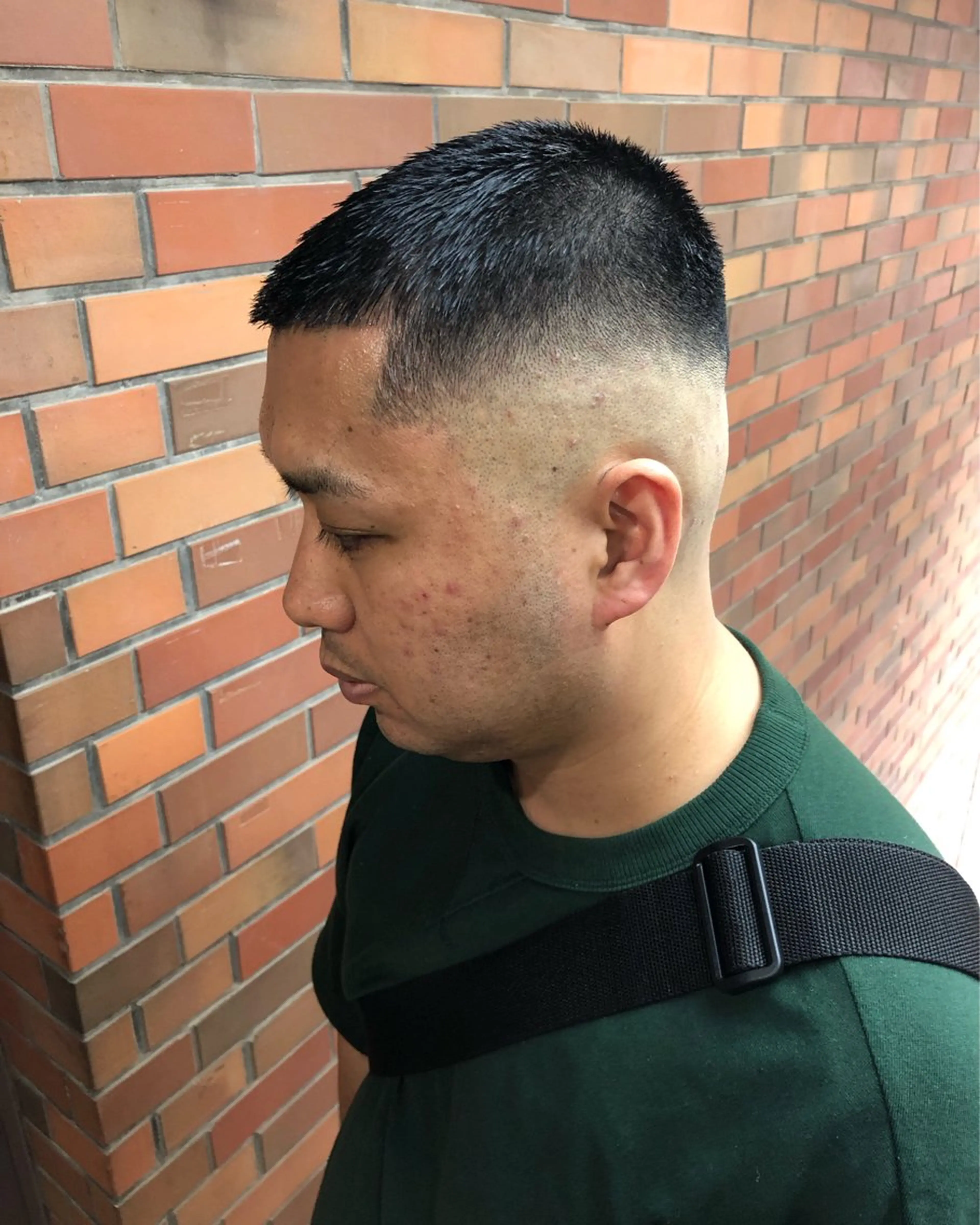 ショート メンズ ボウズ おしゃれボウズ バズカット カット ⭐️TOSHIKI メンズパーマオタク⭐のヘアスタイル