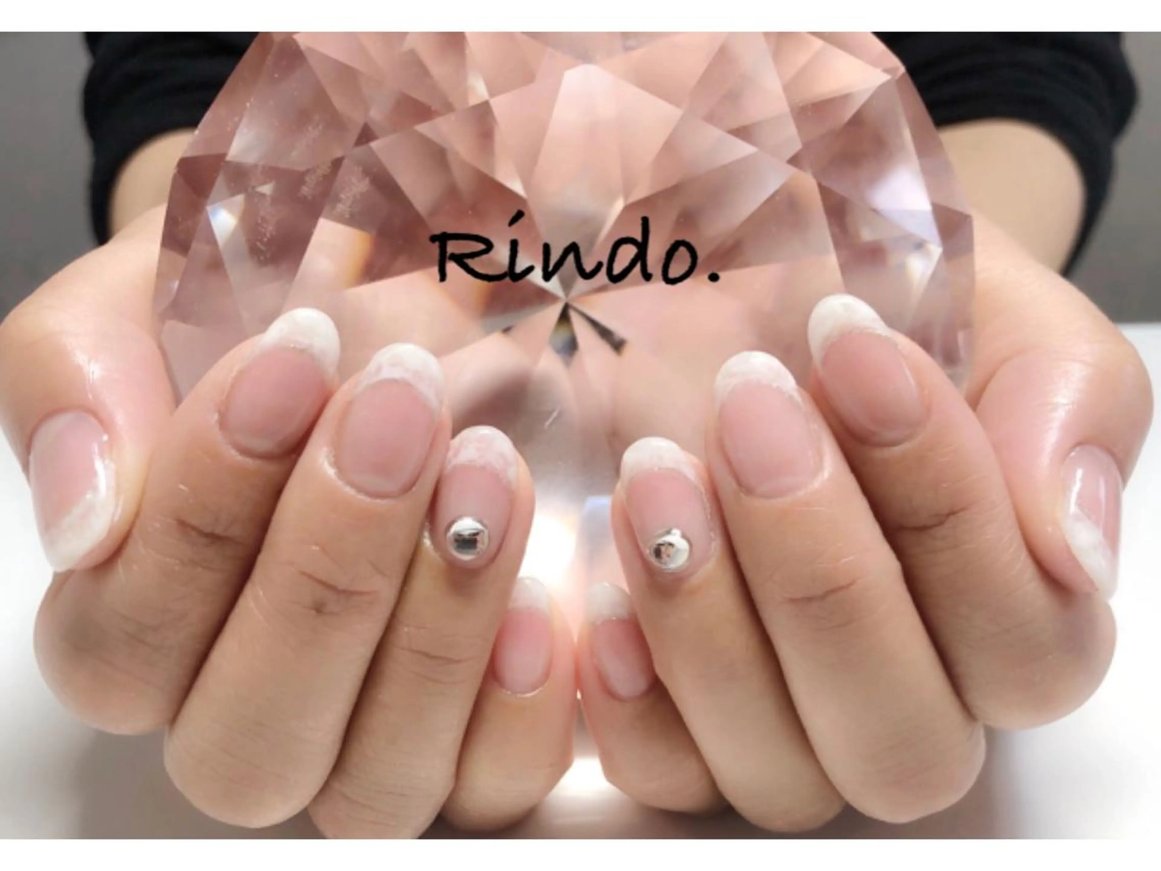 ネイル フレンチネイル 大理石ネイル(マーブル) オフィスネイル ハンドネイル Rindo.ネイル ♡耳つぼジュエリーのその他イメージ