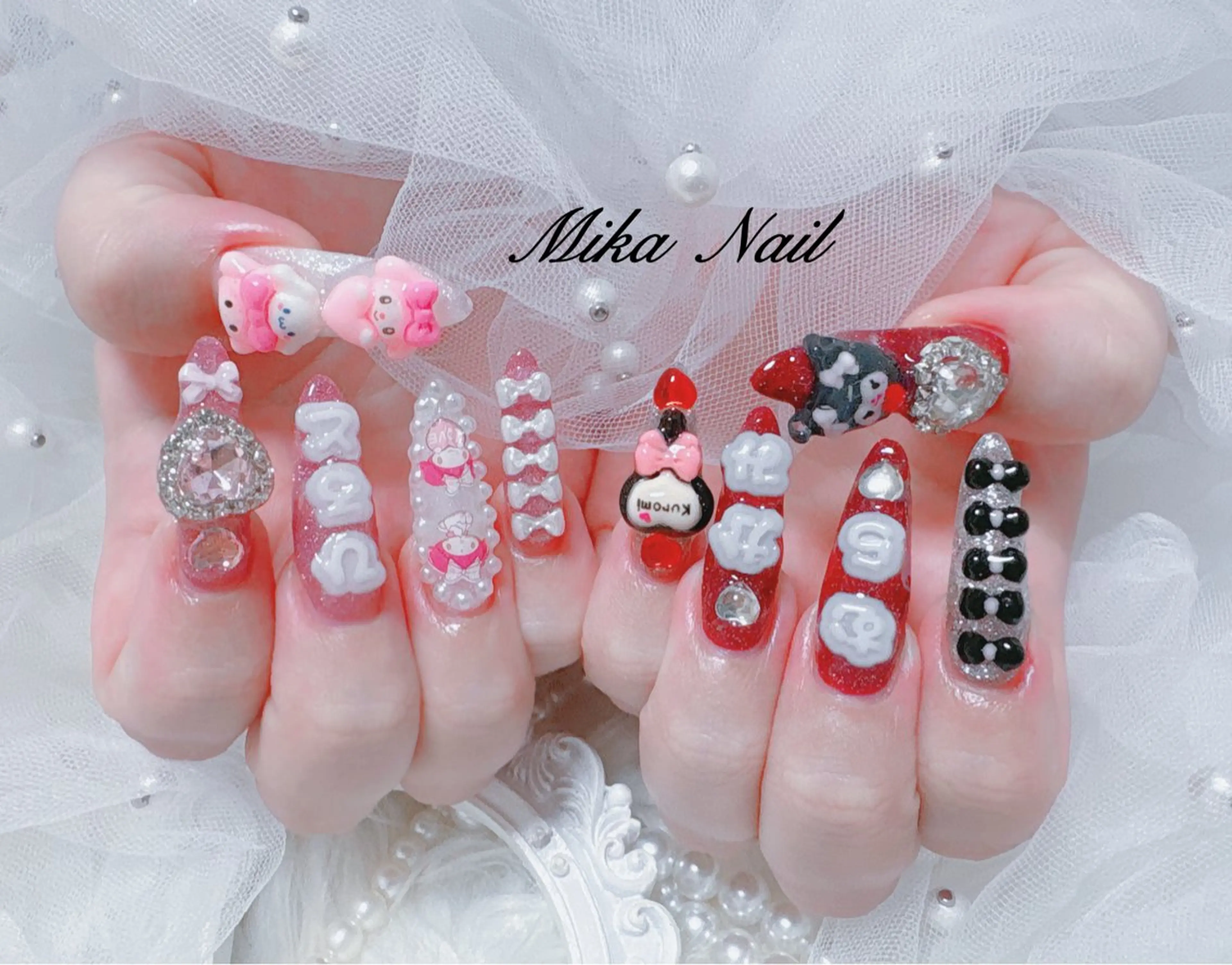 ネイル 持ち込み ハンドネイル Mika Nailのネイルデザイン
