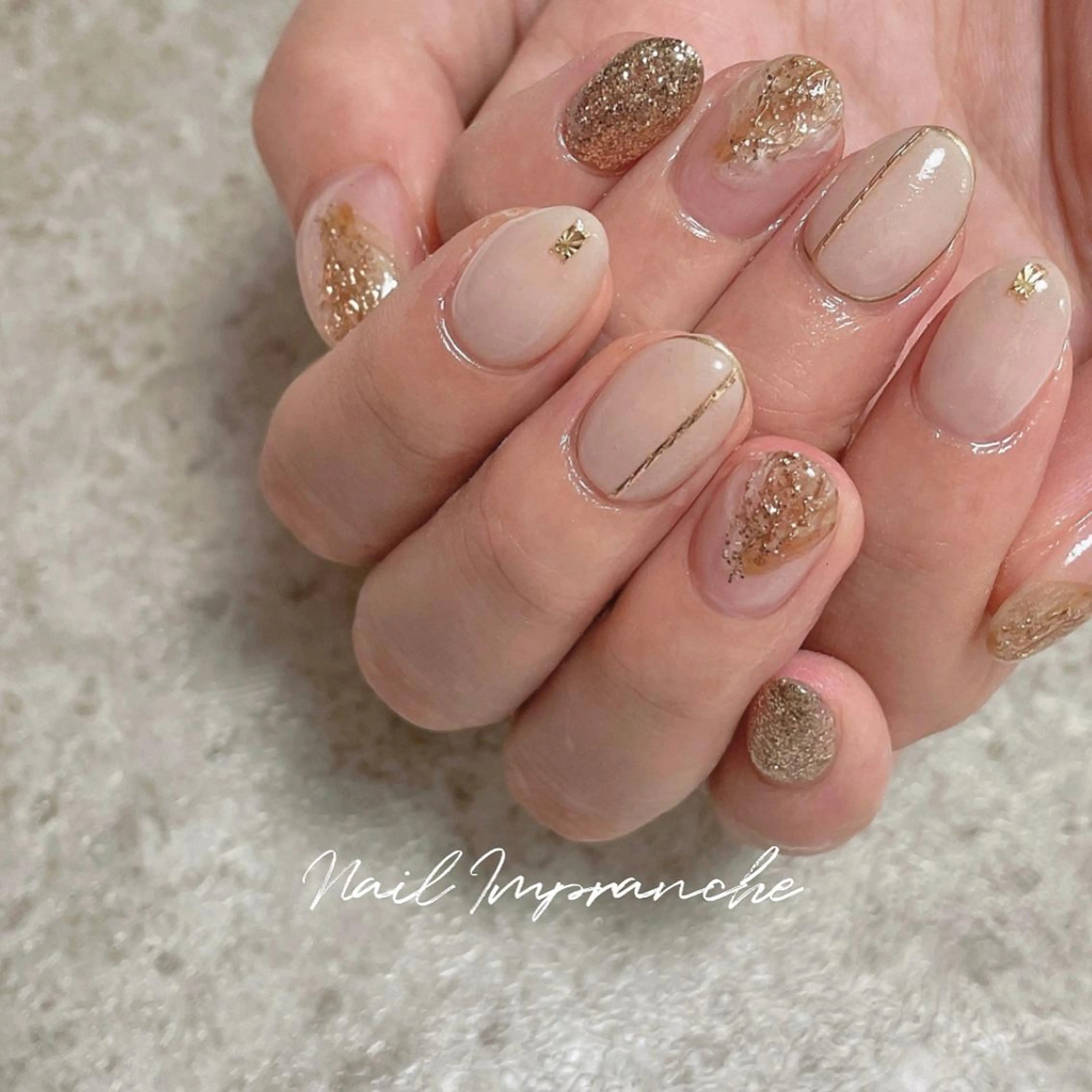 カラー ネイル マツエク・マツパ ハンドネイル 松井 亜由美のネイルデザイン