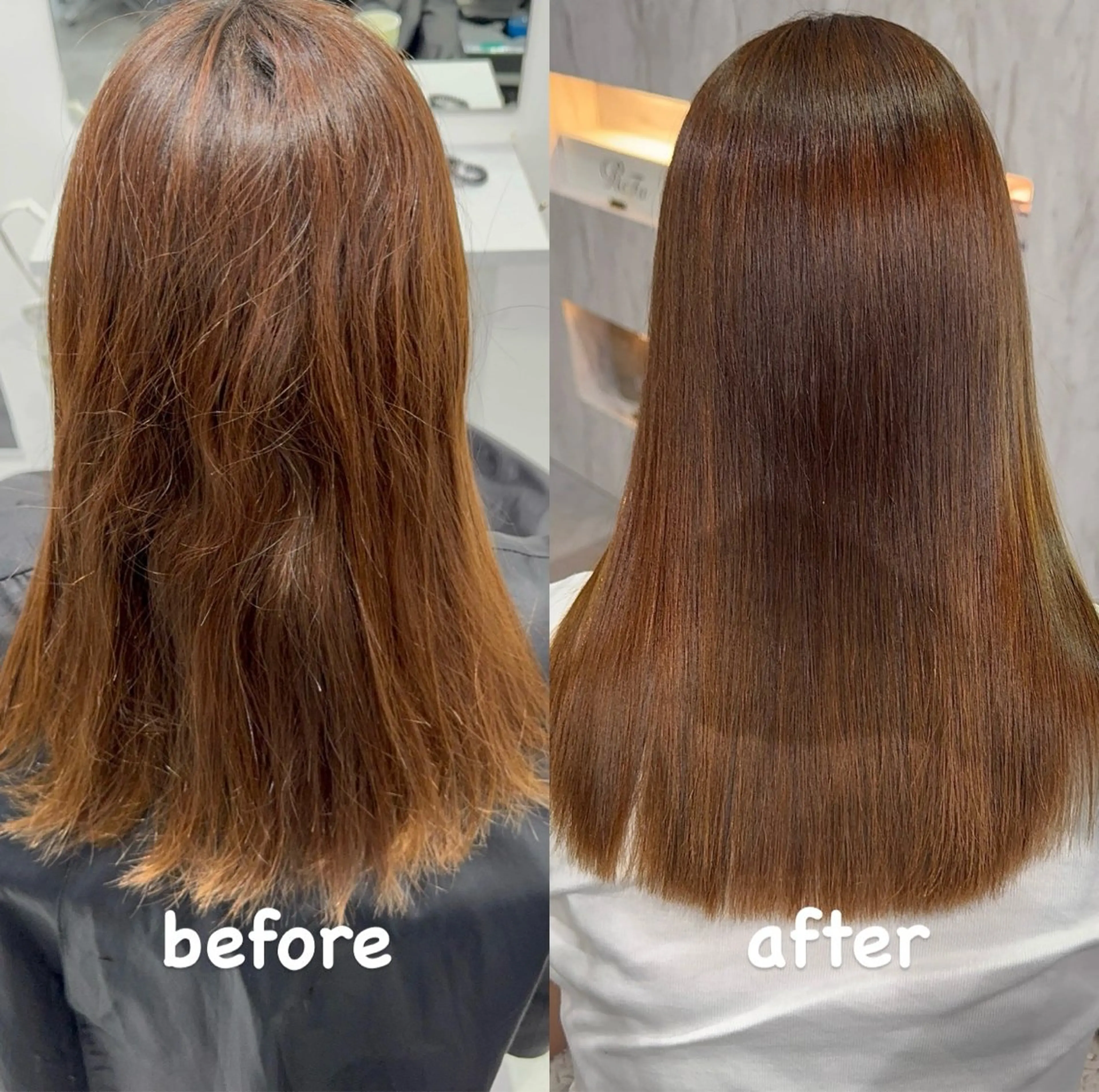 セミロング 髪質改善 縮毛矯正 トリートメント カット 縮毛矯正 トリートメント 🪞艶美髪🪞 髪質改善🎖️城彰人のヘアスタイル