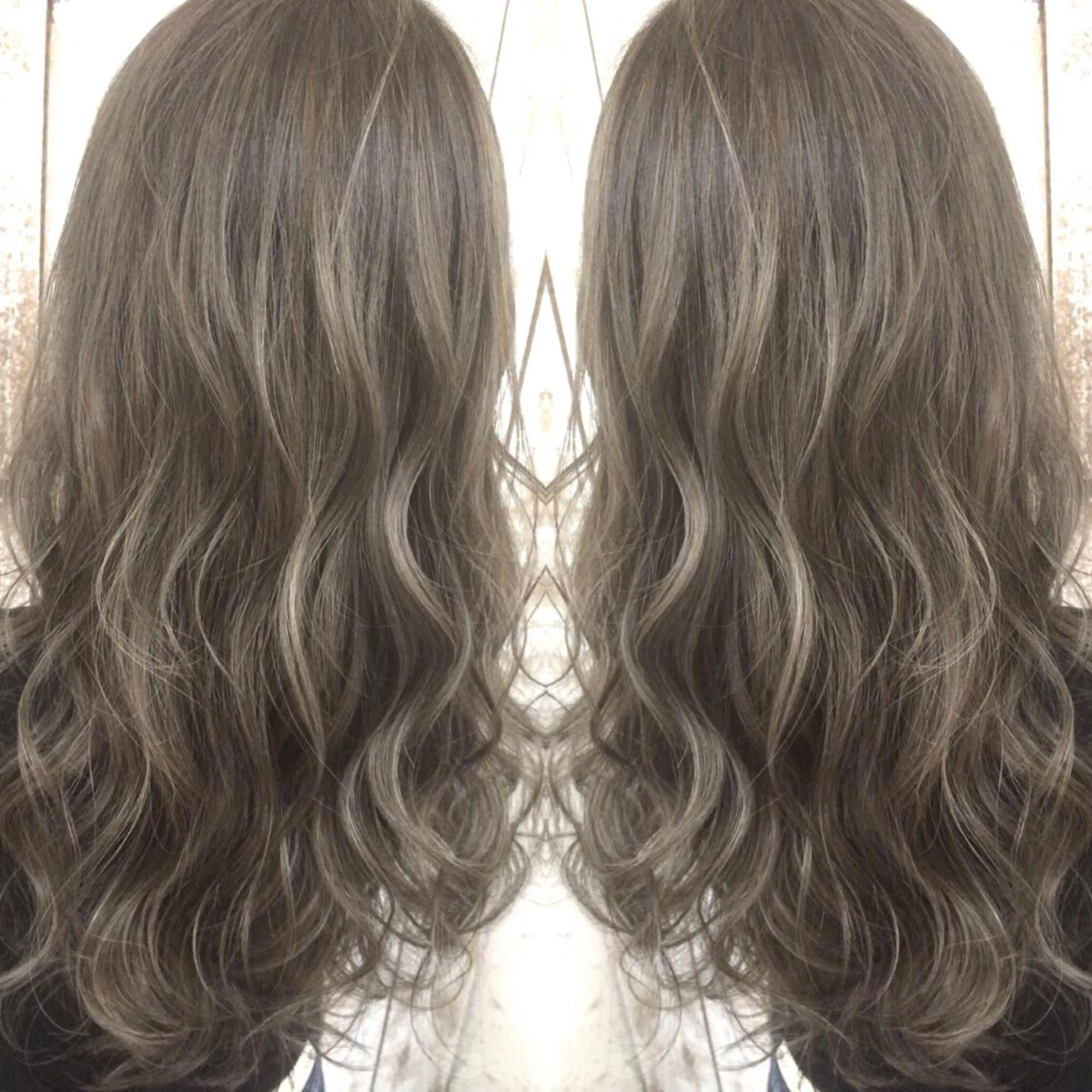 セミロング カラー ヘアカラー トリートメント 井上 一平のヘアスタイル