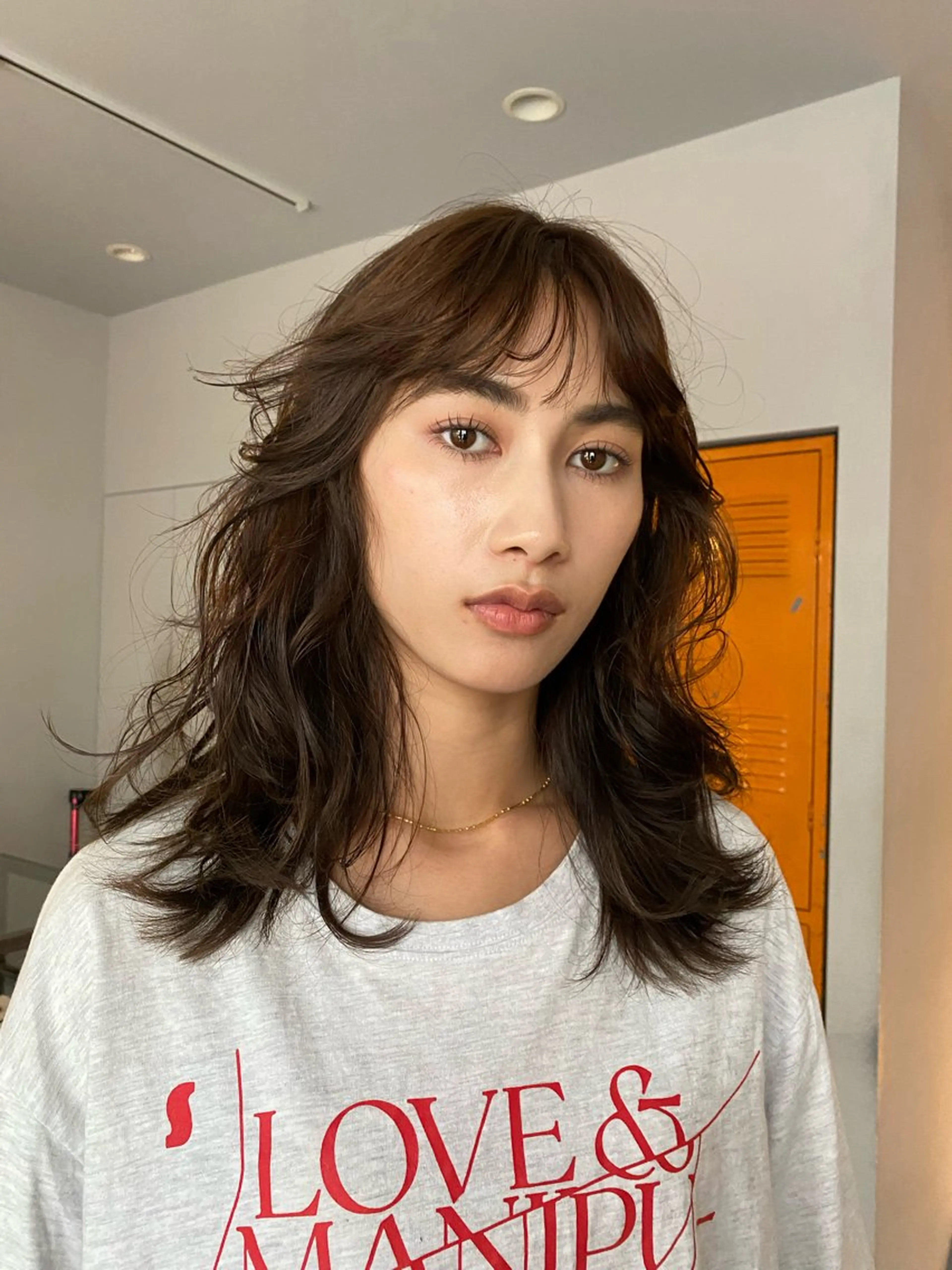 カラー ヘアカラー トリートメント 坂入 美帆のヘアスタイル