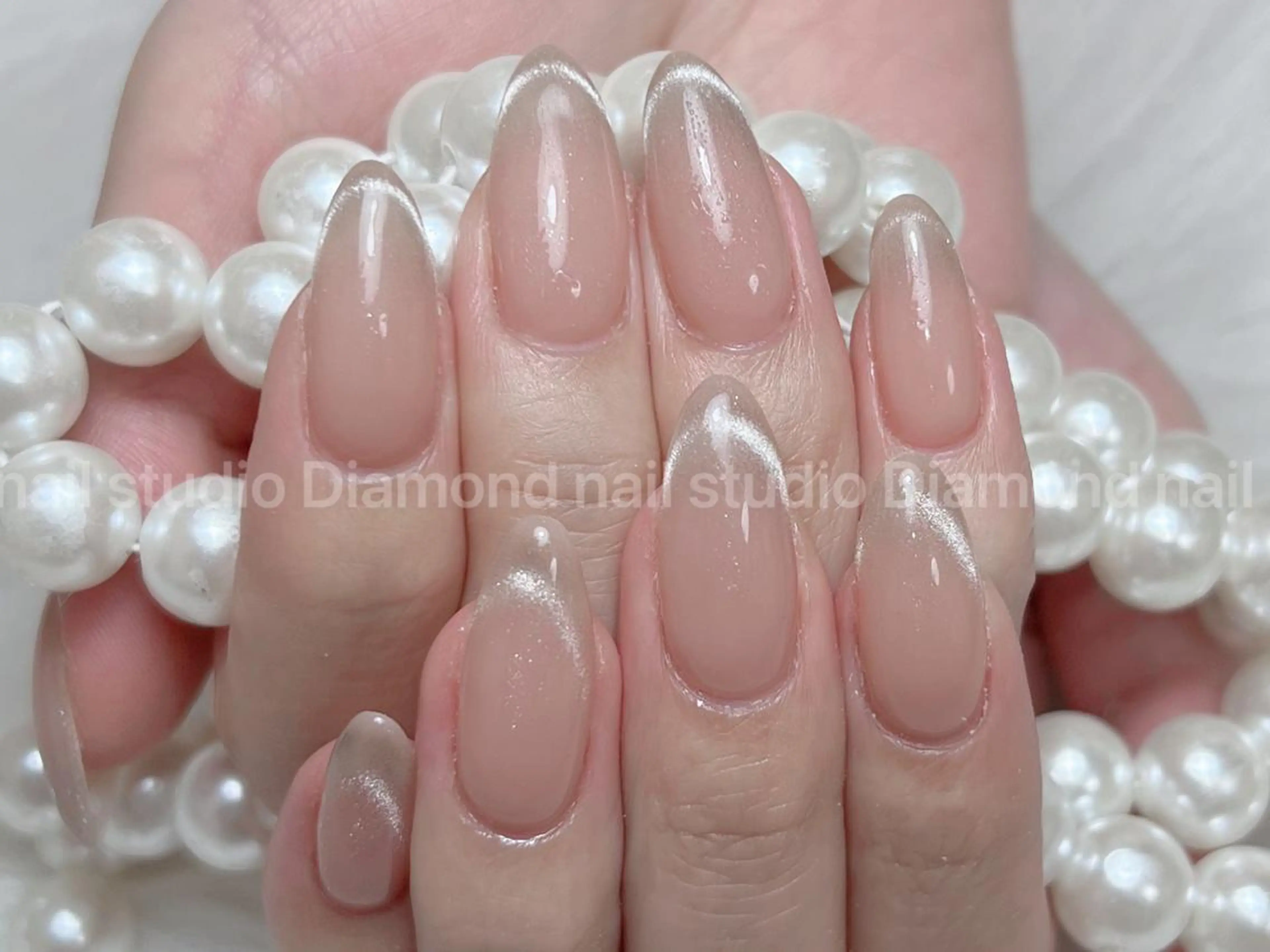 ミディアム ハンドネイル DIAMOND 💦のネイルデザイン