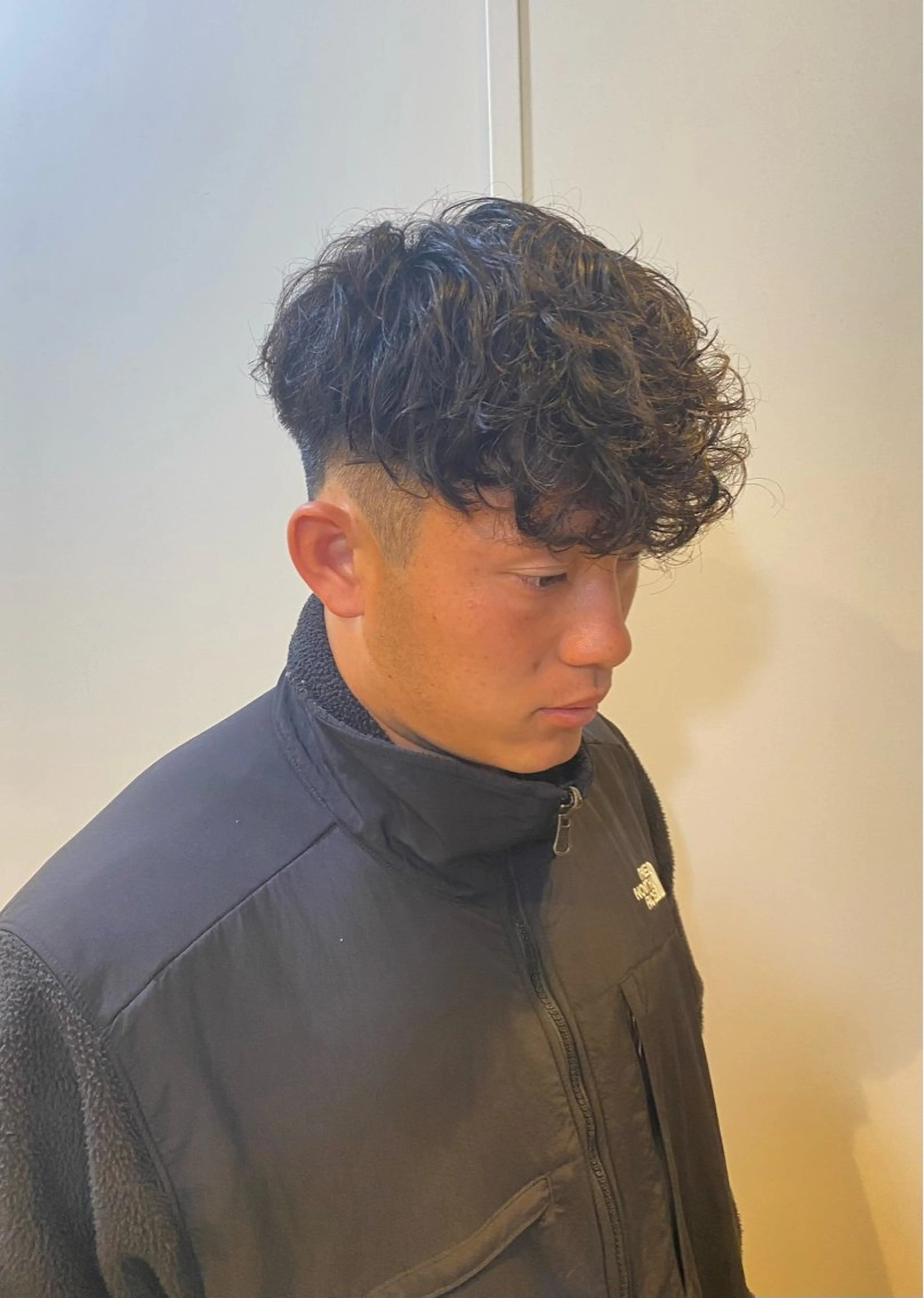 パーマ メンズ メンズパーマ スペインカール カット パーマ シャドウパーマ/ 波巻パーマYu-Kiのヘアスタイル