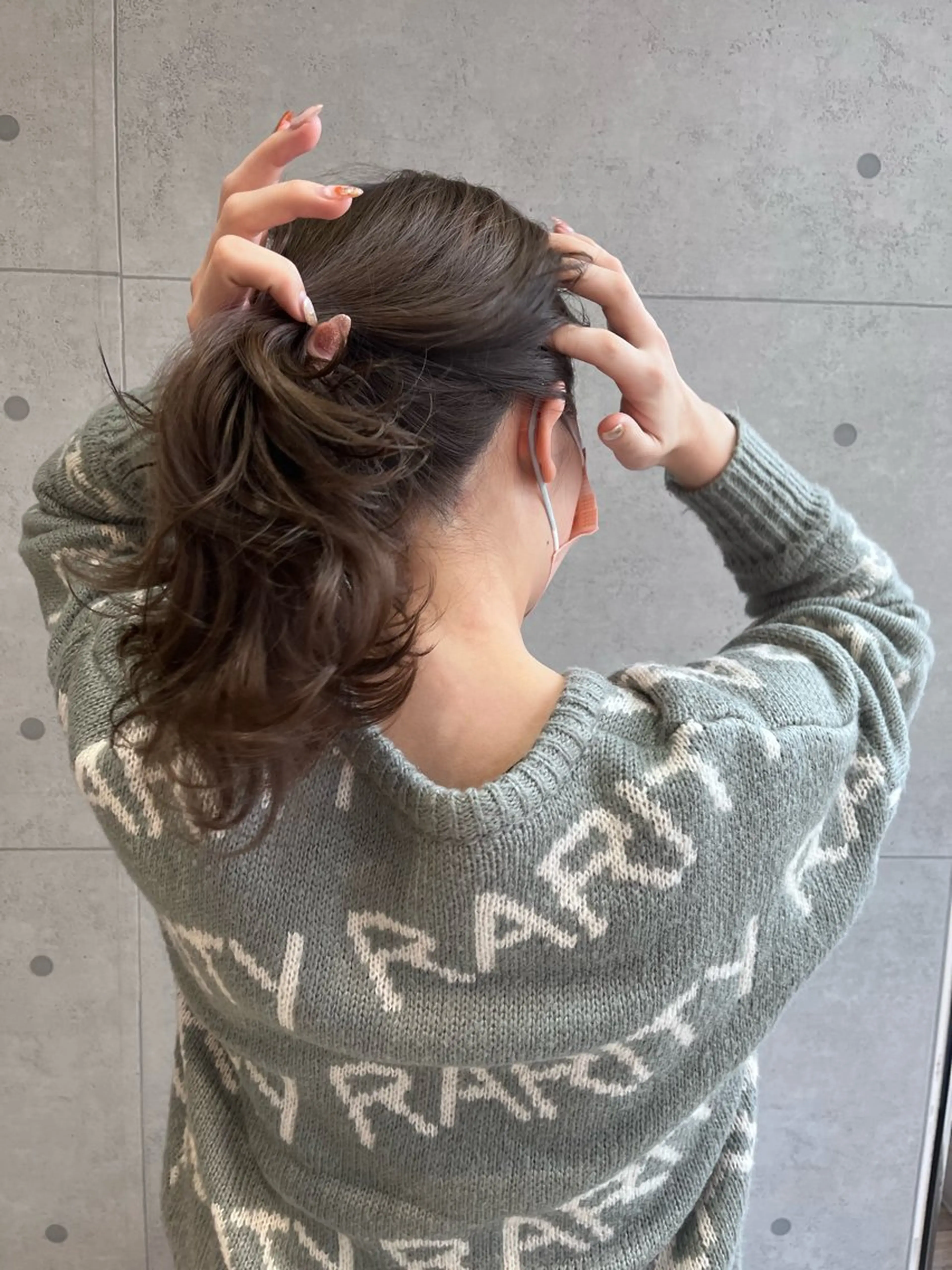 ロング レイヤーカット カット ヘアカラー トリートメント 下石怜子/レイヤー/ 透明感カラーのヘアスタイル