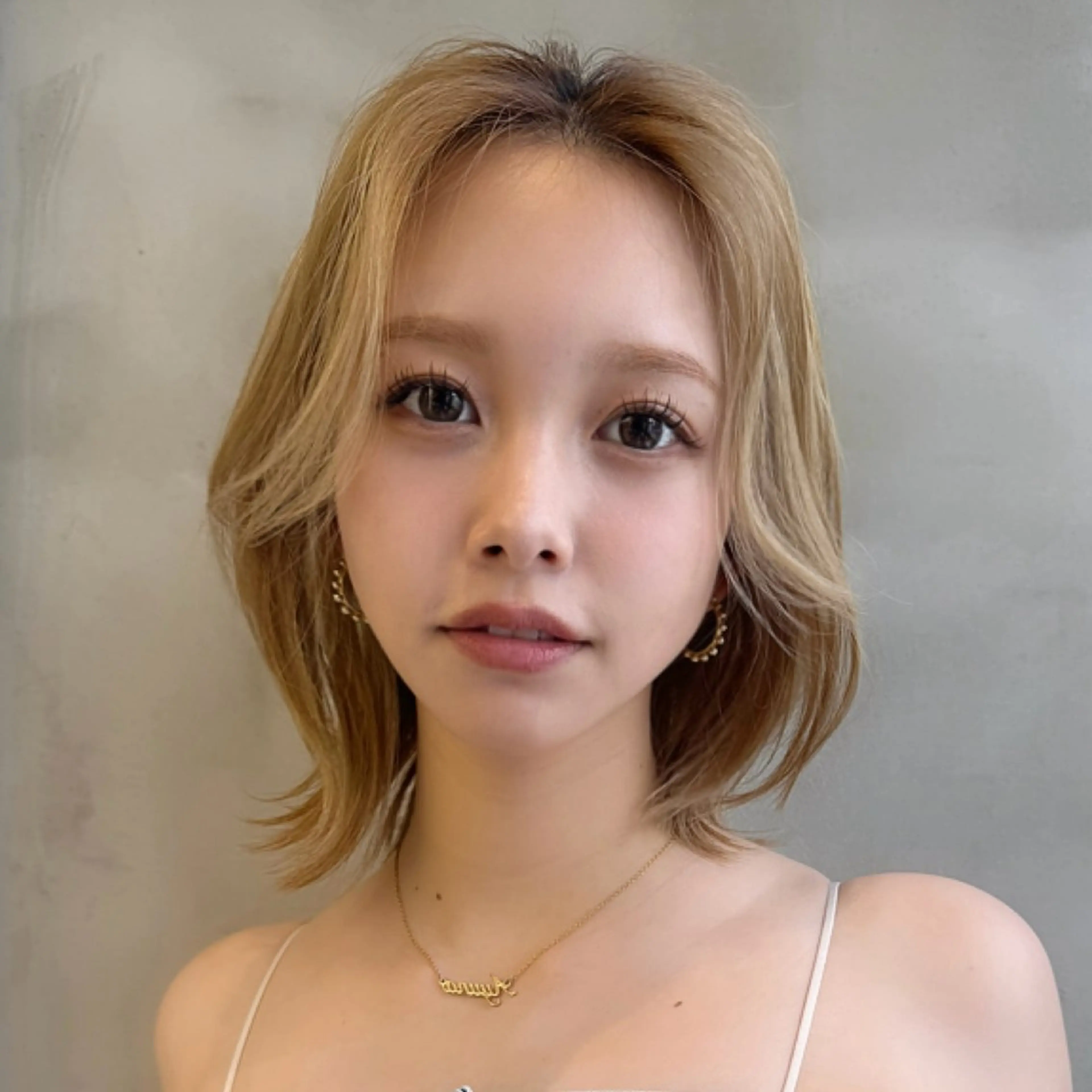 ミディアム カラー ヘアカラー トリートメント Lond luce心斎橋所属・🍀小川大輔🍀 ボブ/ブリーチ🥇のヘアスタイル