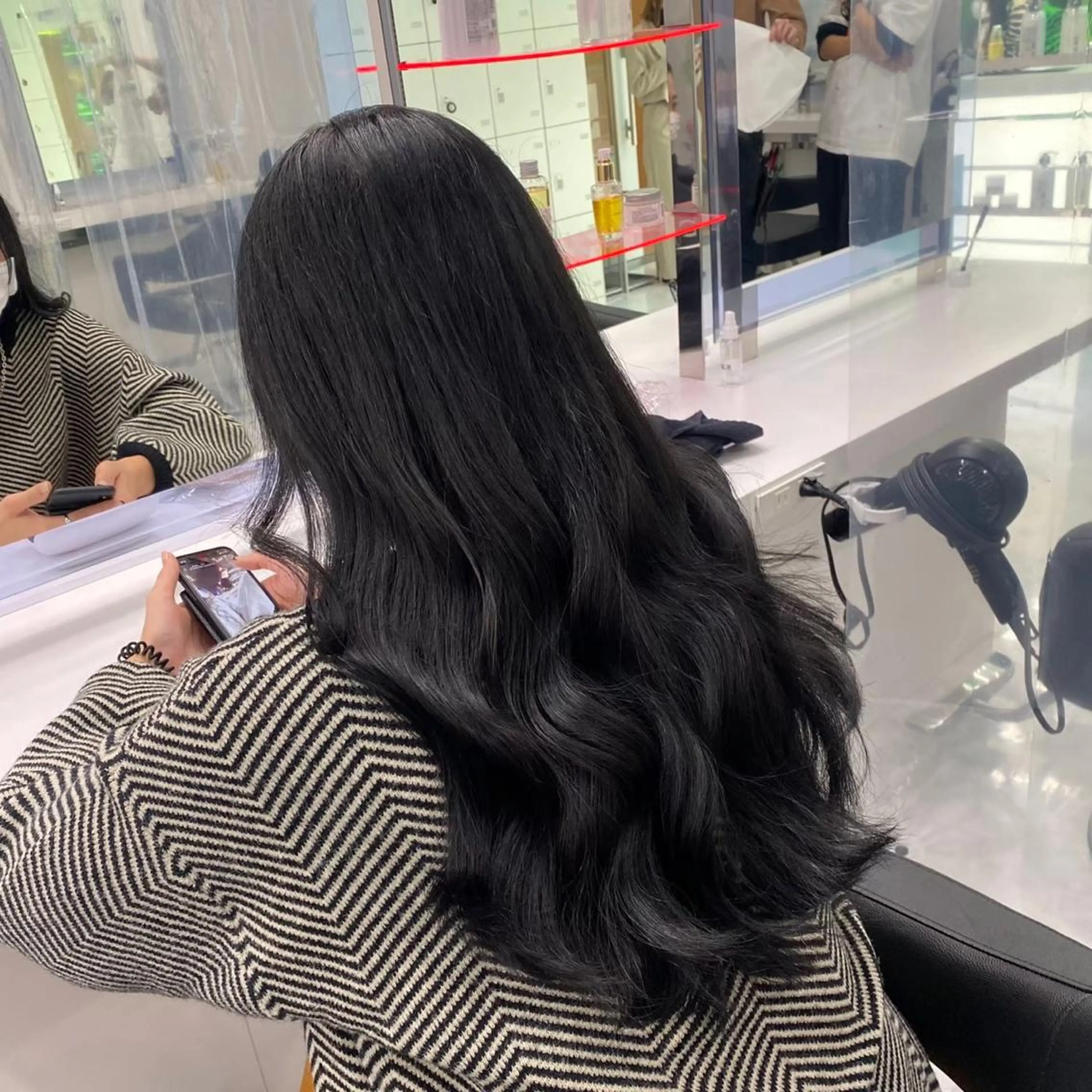 ロング ヘアカラー トリートメント ♡上品韓国髪♡ブラ ウン/SAYATOのヘアスタイル