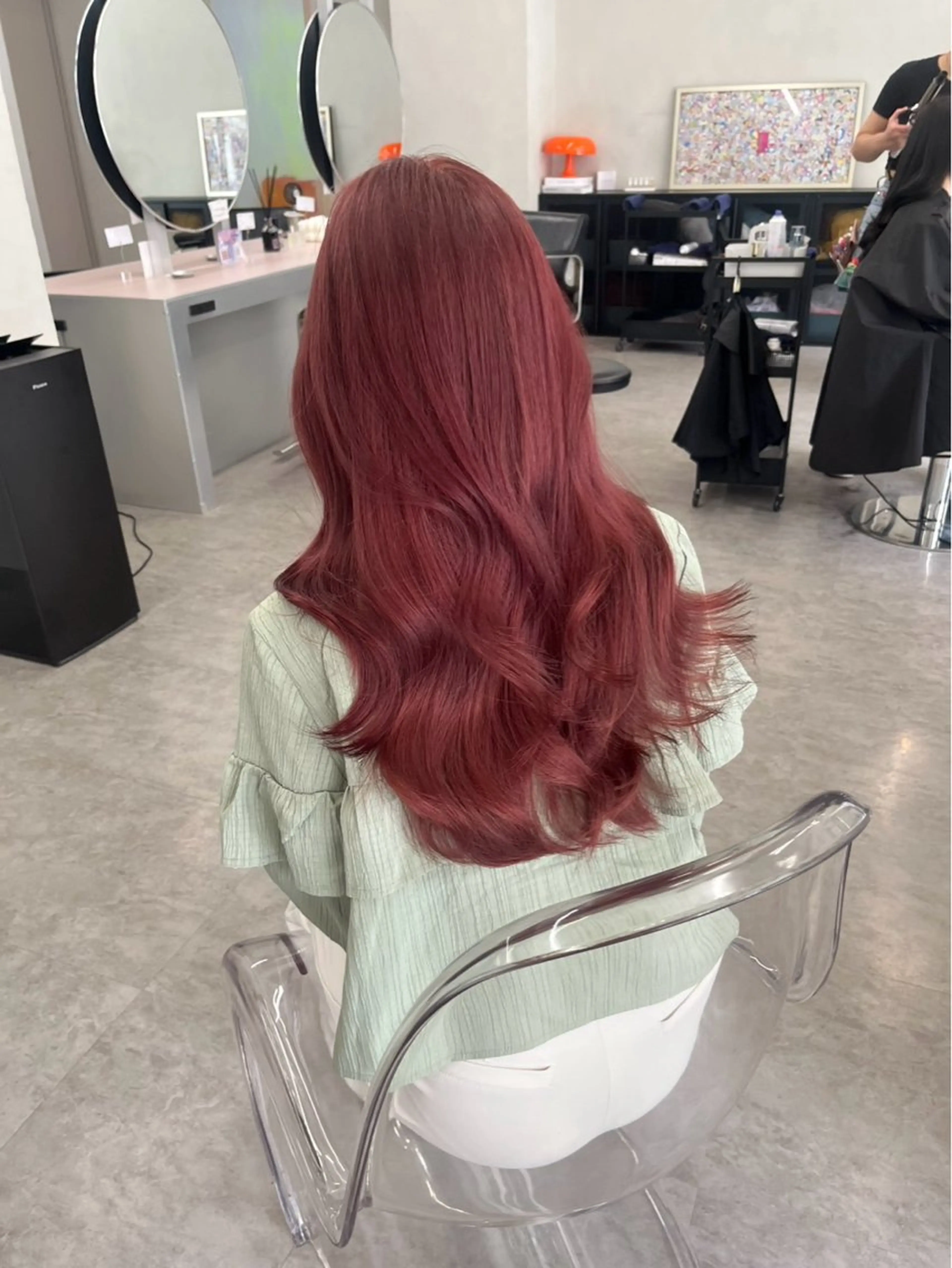 2ブリーチ+カラーの写真