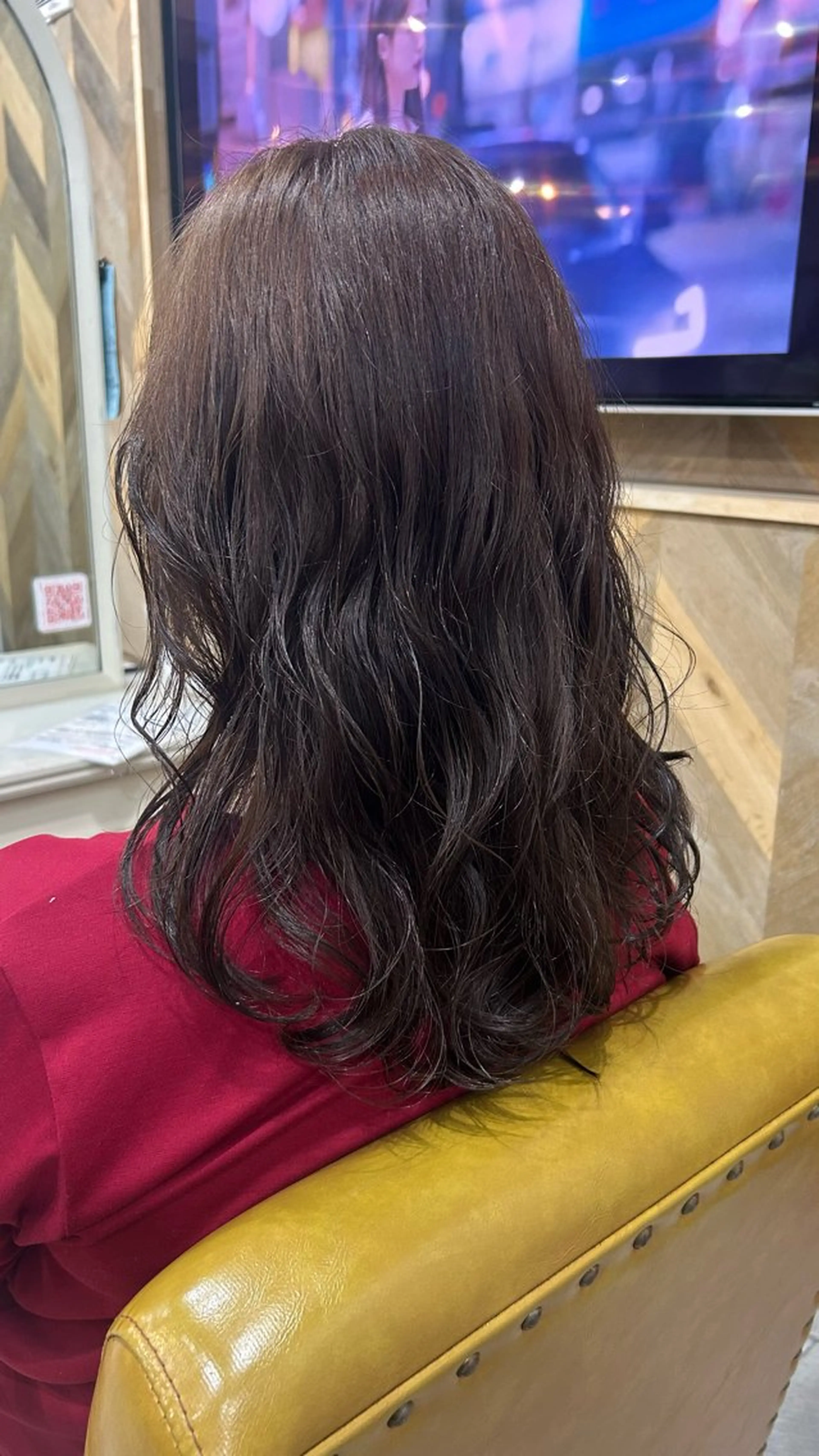 セミロング セミロングパーマ カット ヘアカラー 🥞夏穂【かほ】🥞 /似合わせ/ヘアケアのヘアスタイル