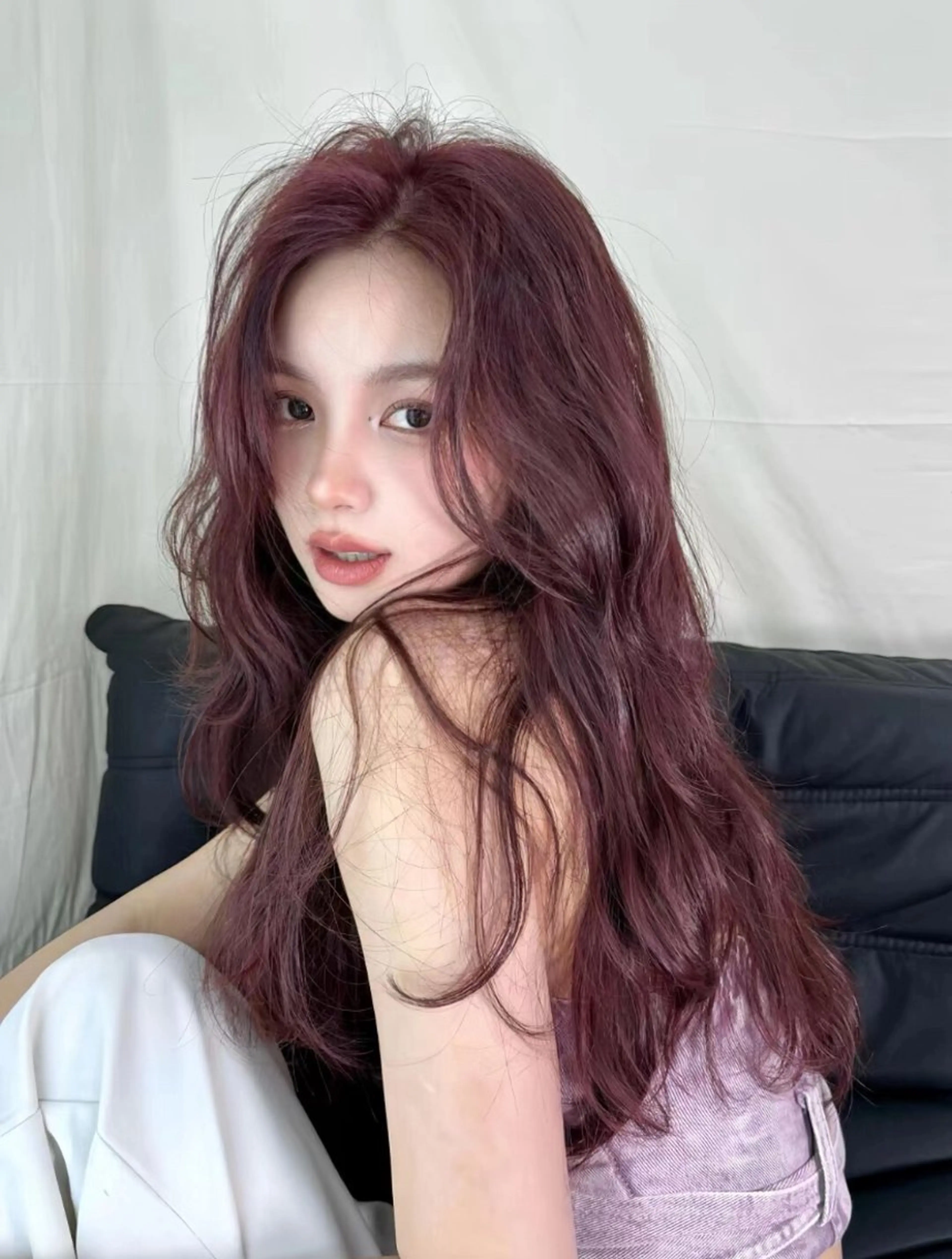 ロング カラー レイヤー/柔色 カラー/SAkiのヘアスタイル