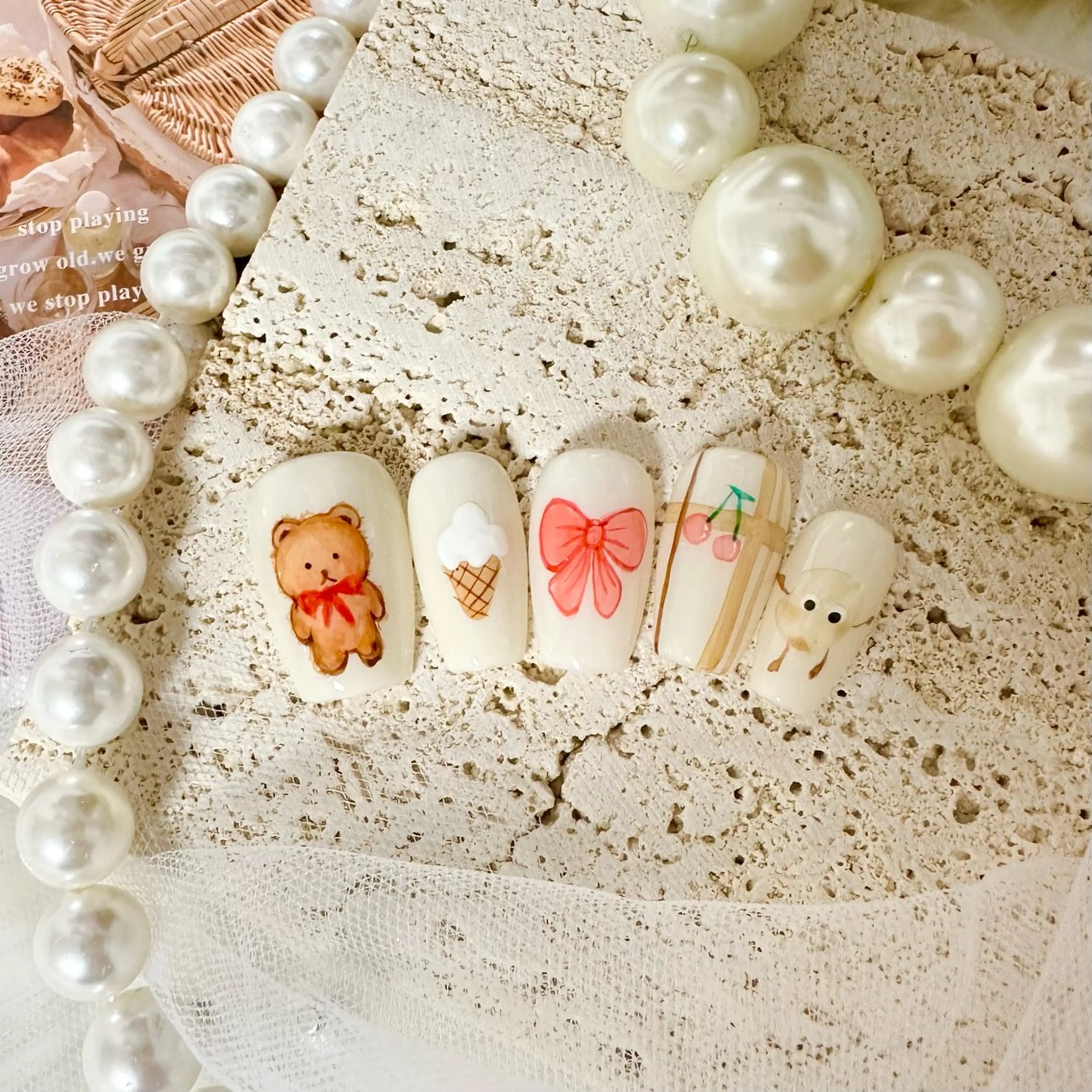 ネイル アートネイル ハンドネイル ハンドケア nail salon Feerieのネイルデザイン