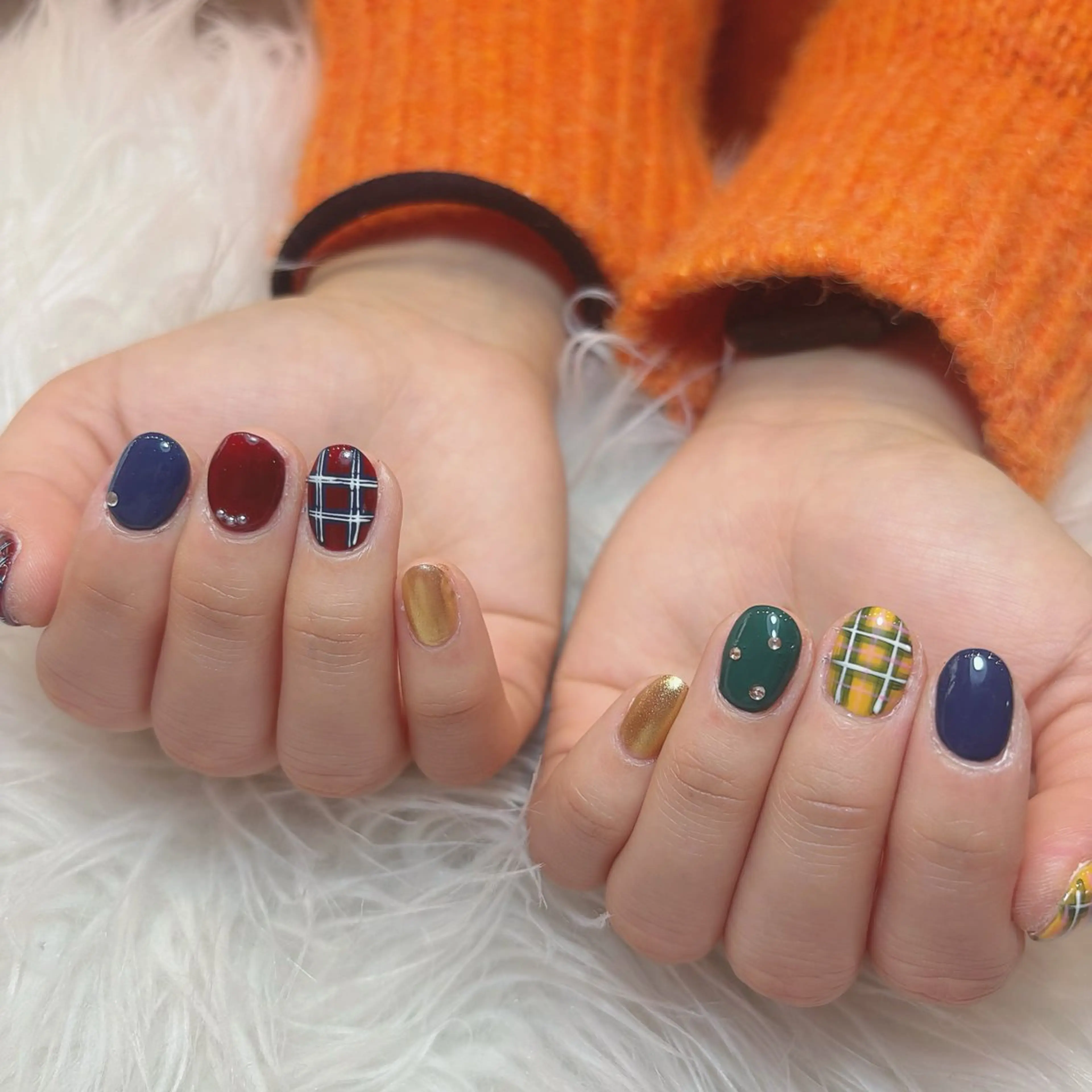 ネイル ハンドネイル LIB VALLA Yuri🍭🖤のネイルデザイン